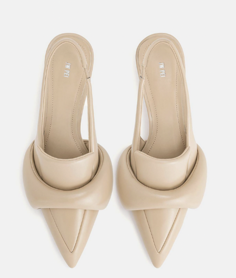 Carla soft padded kitten heel pumps, size 6