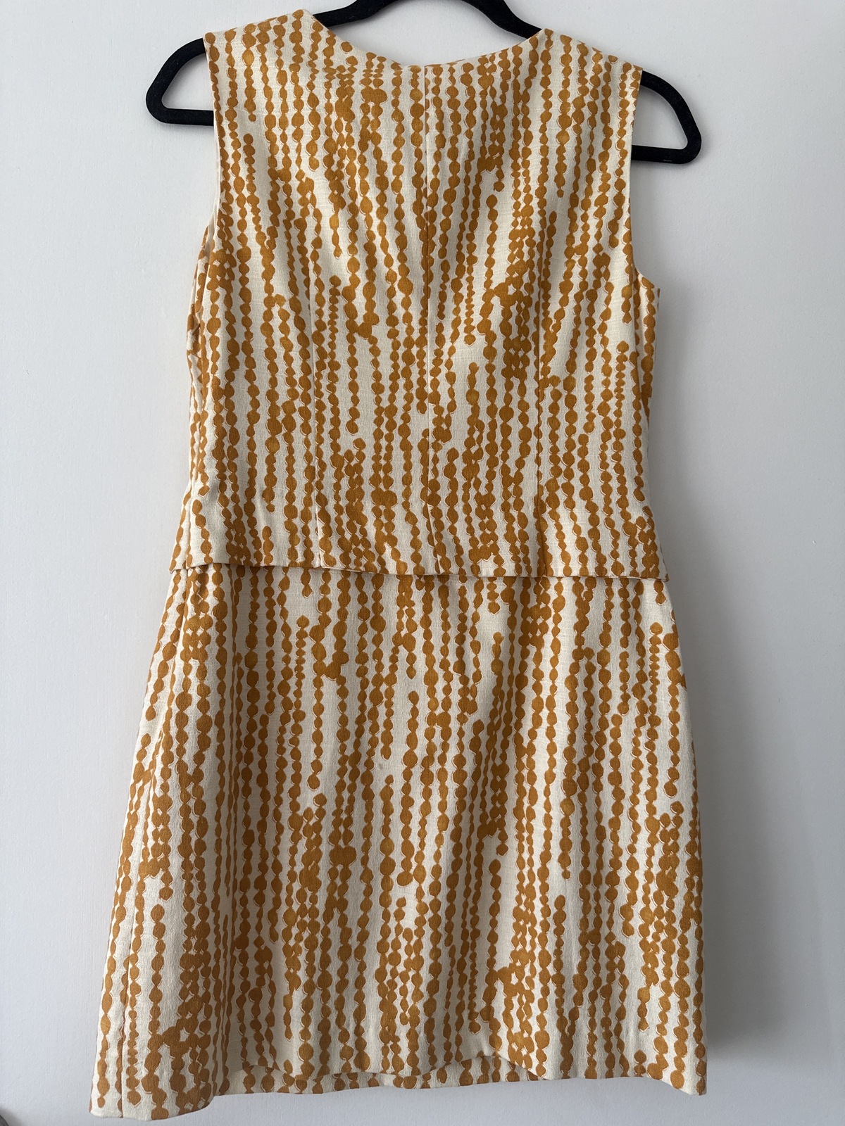 Jacquard shift dress M