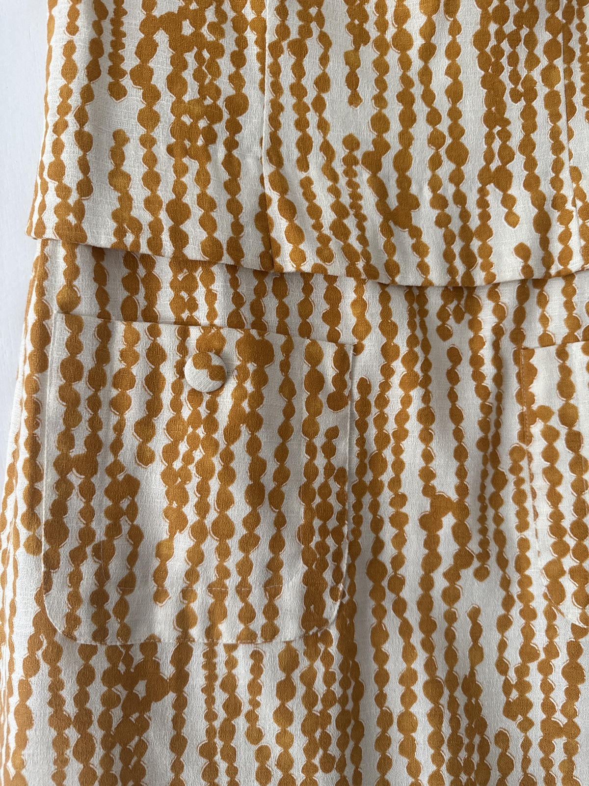 Jacquard shift dress M