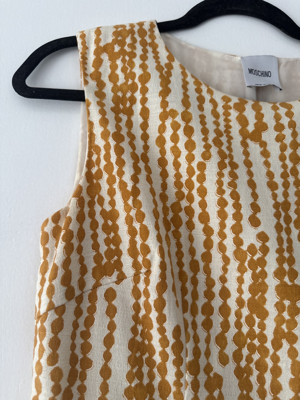 Jacquard shift dress M