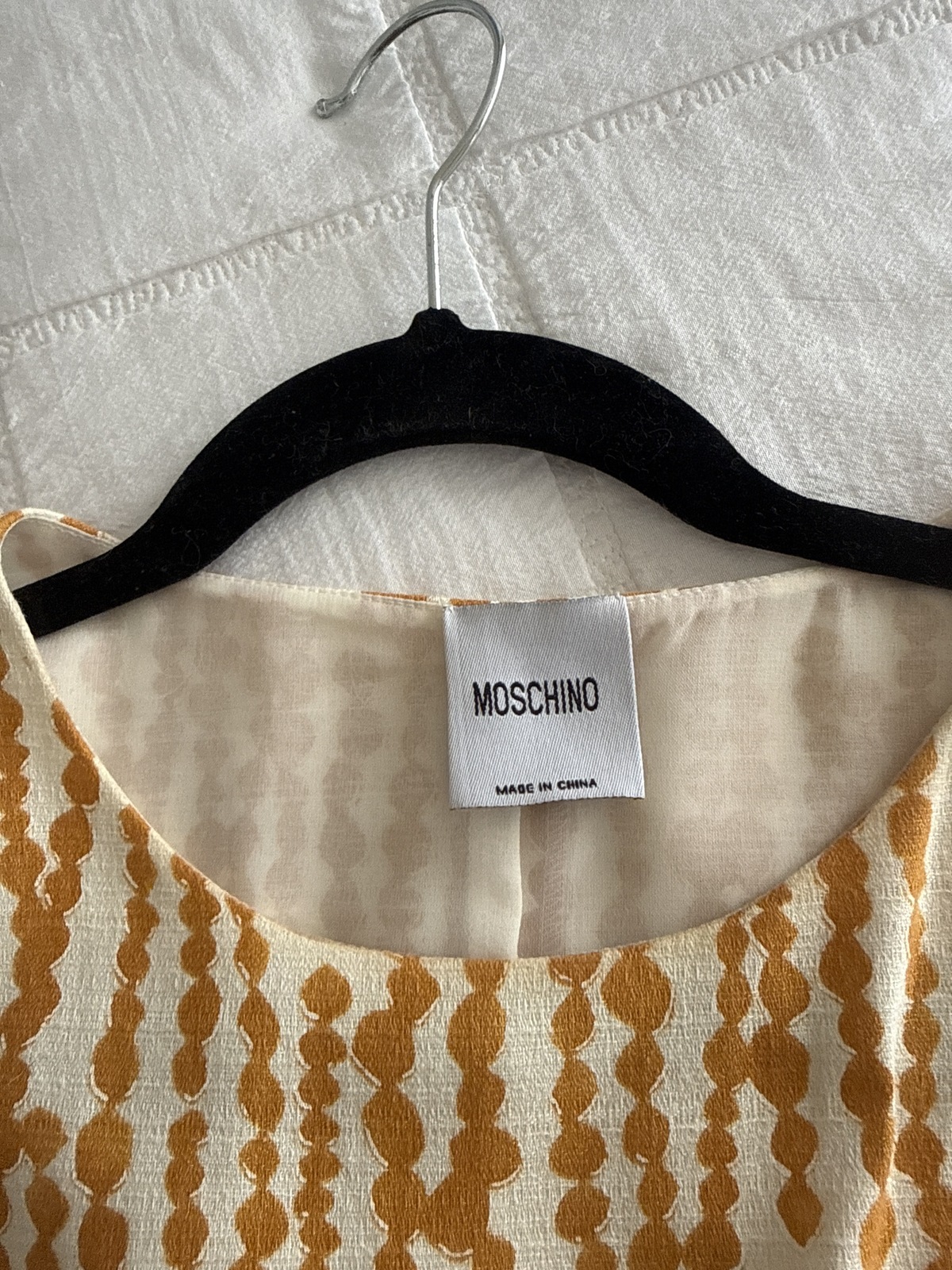 Jacquard shift dress M