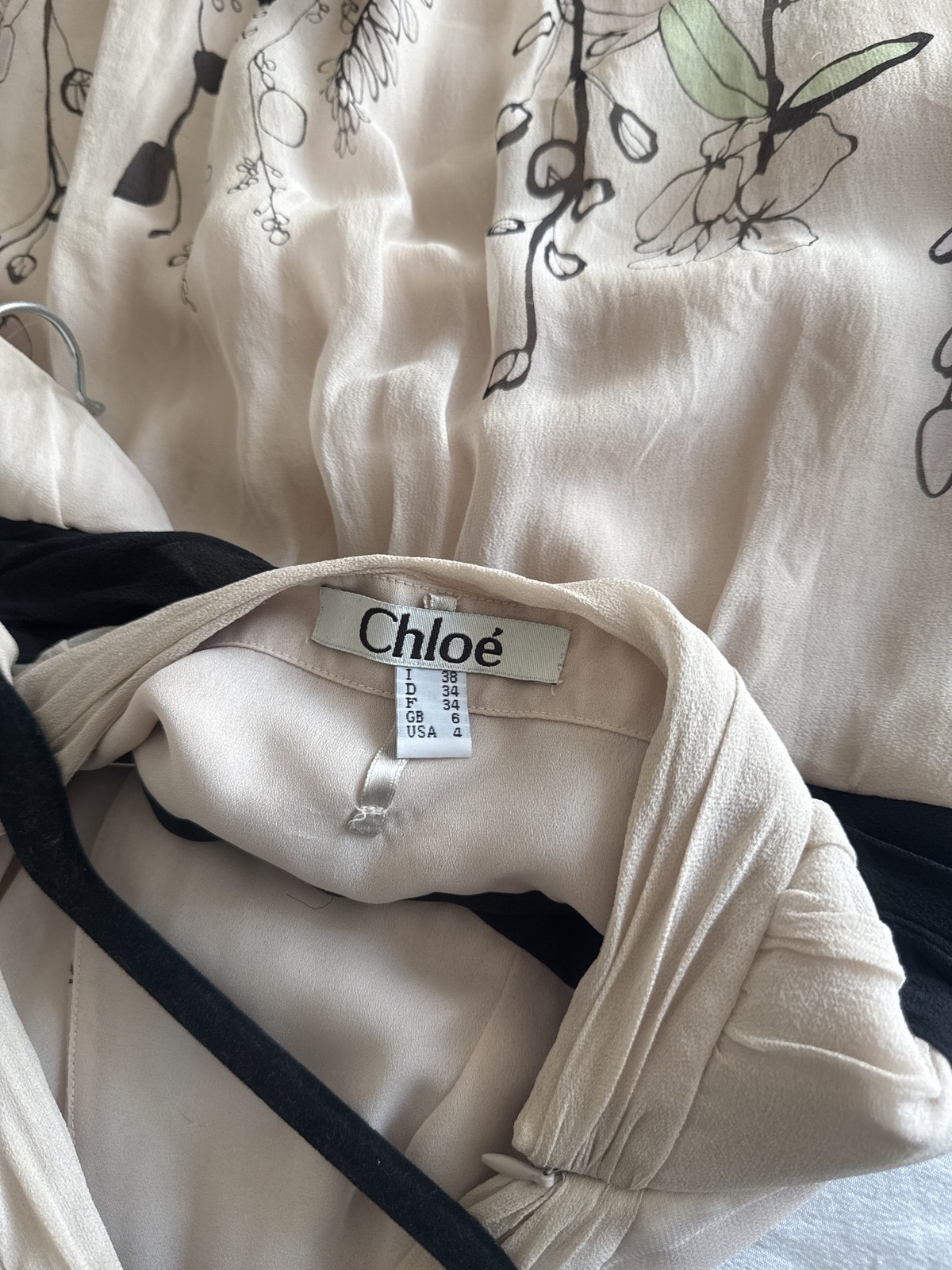 pure silk chiffon halter neck cocktail dress FR 38 AU10