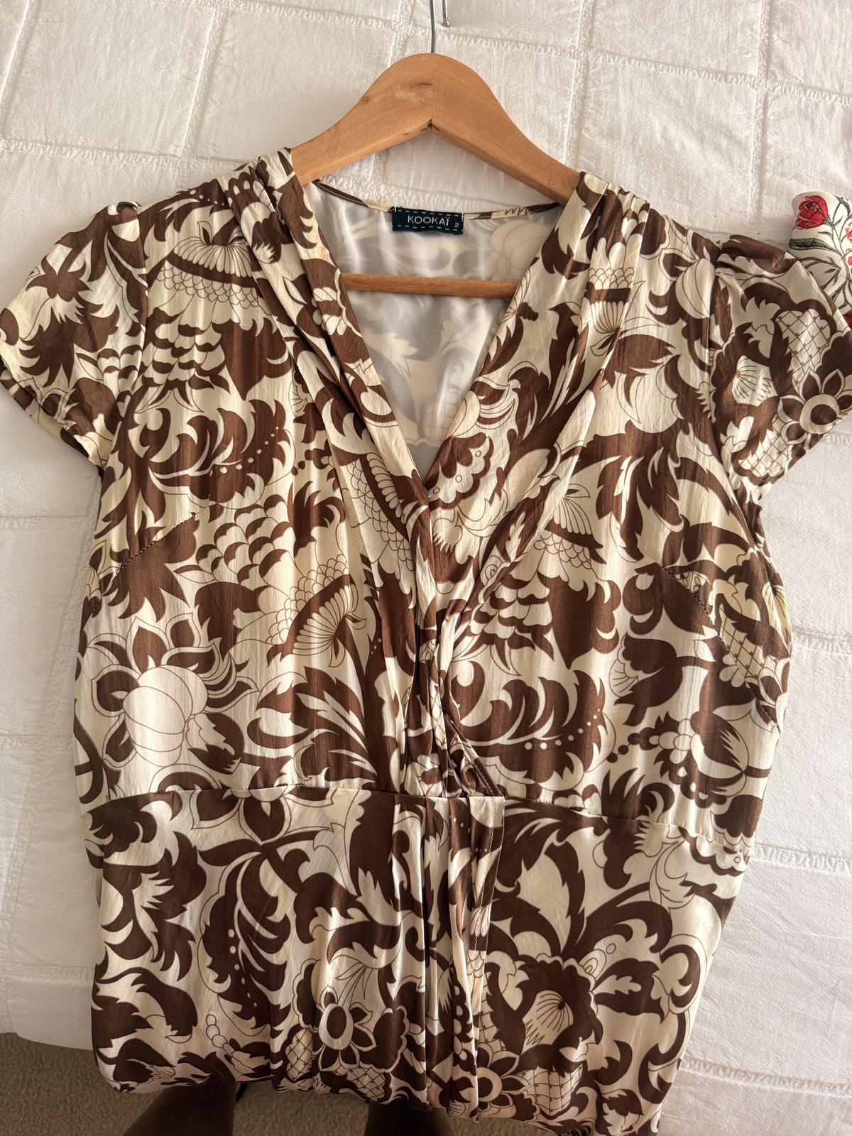 Rare 100% silk wrap dress size 2 AU10