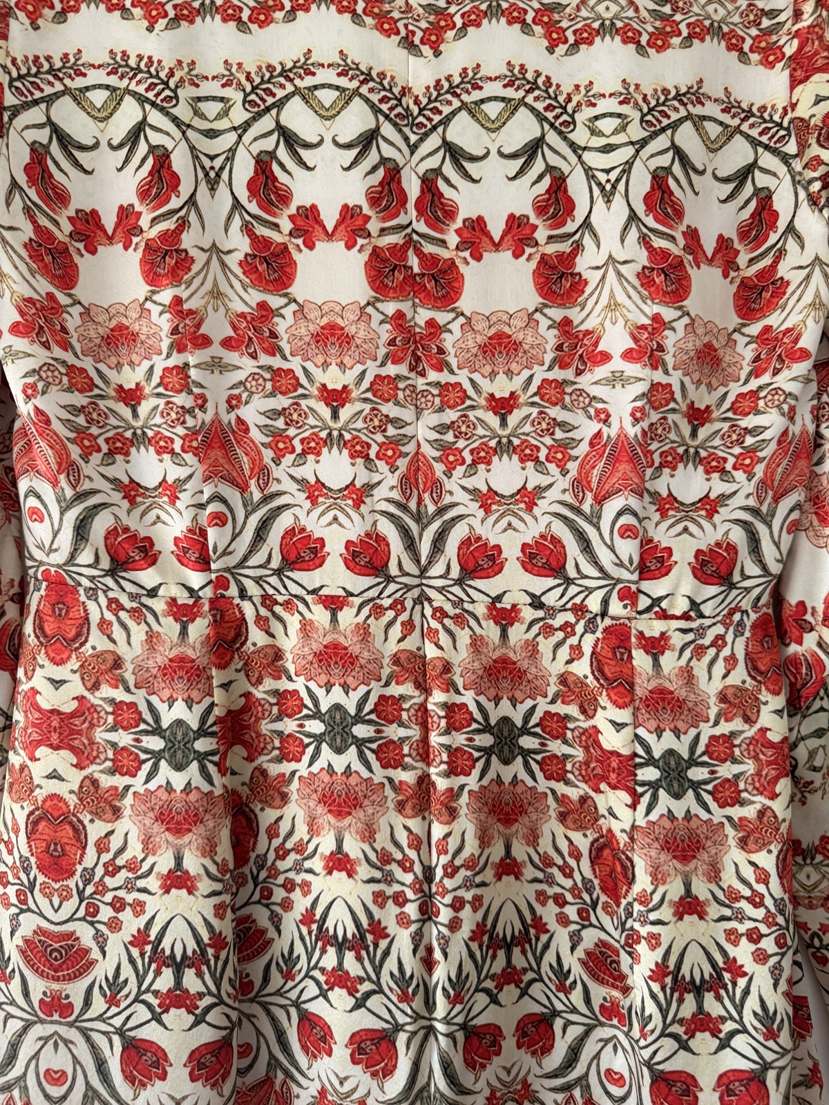 100% pure silk floral dress AUB10