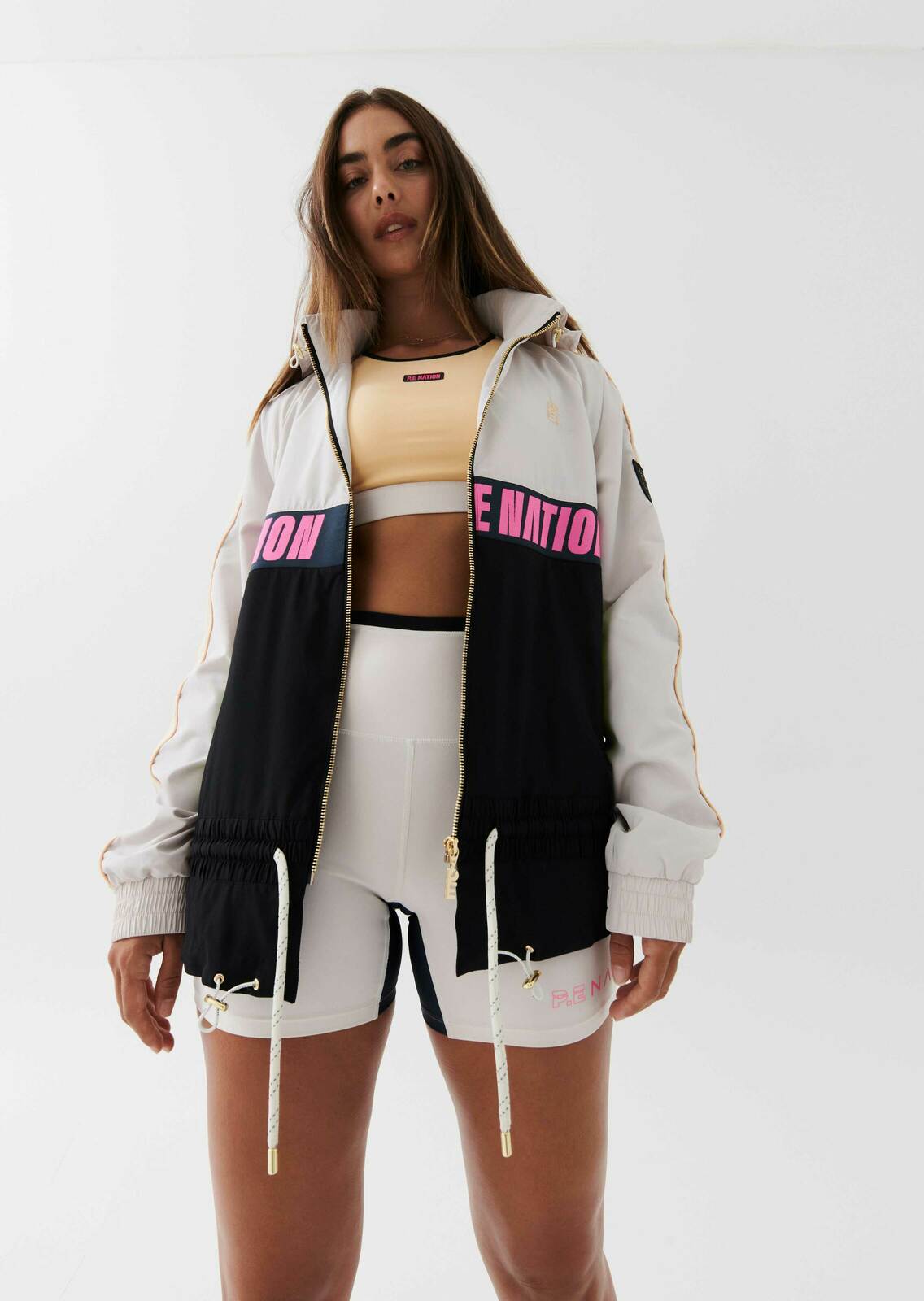 MAN DOWN JACKET IN WHITE SAND