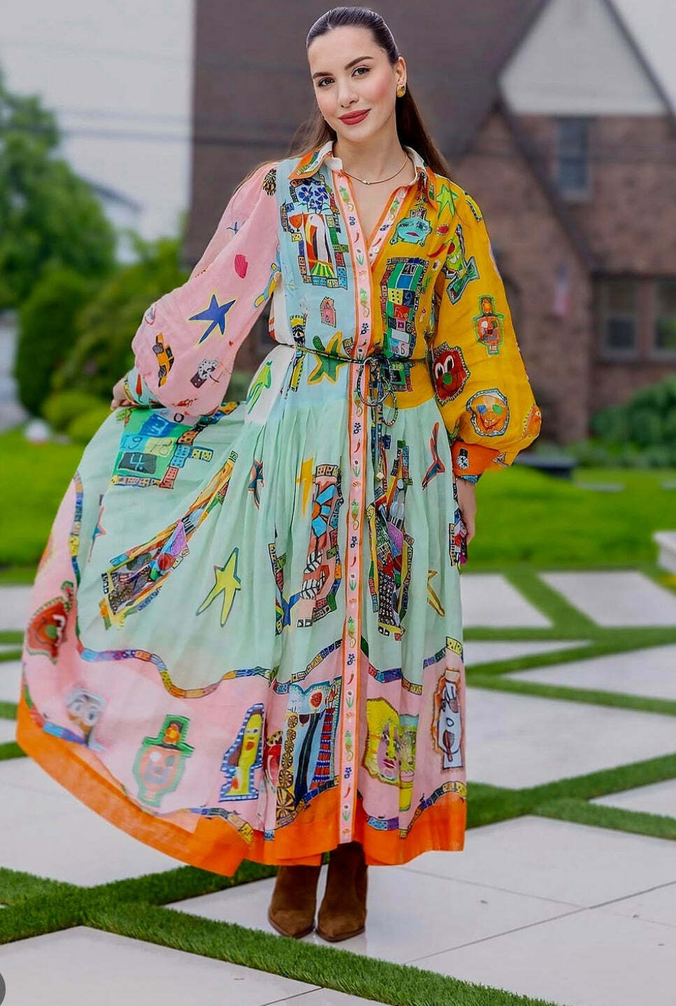 Players Shirtdress in Multi AU6/US2