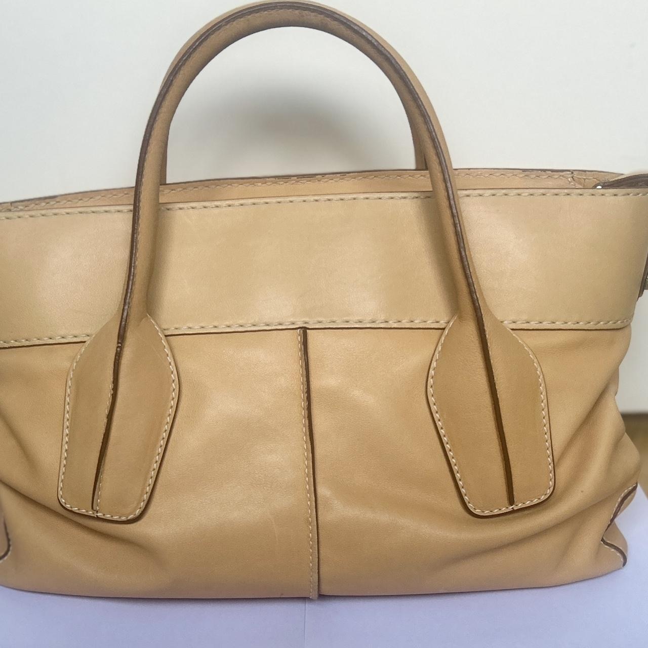 Authentic Signature Leather D-Styling Tote Excellent Condition