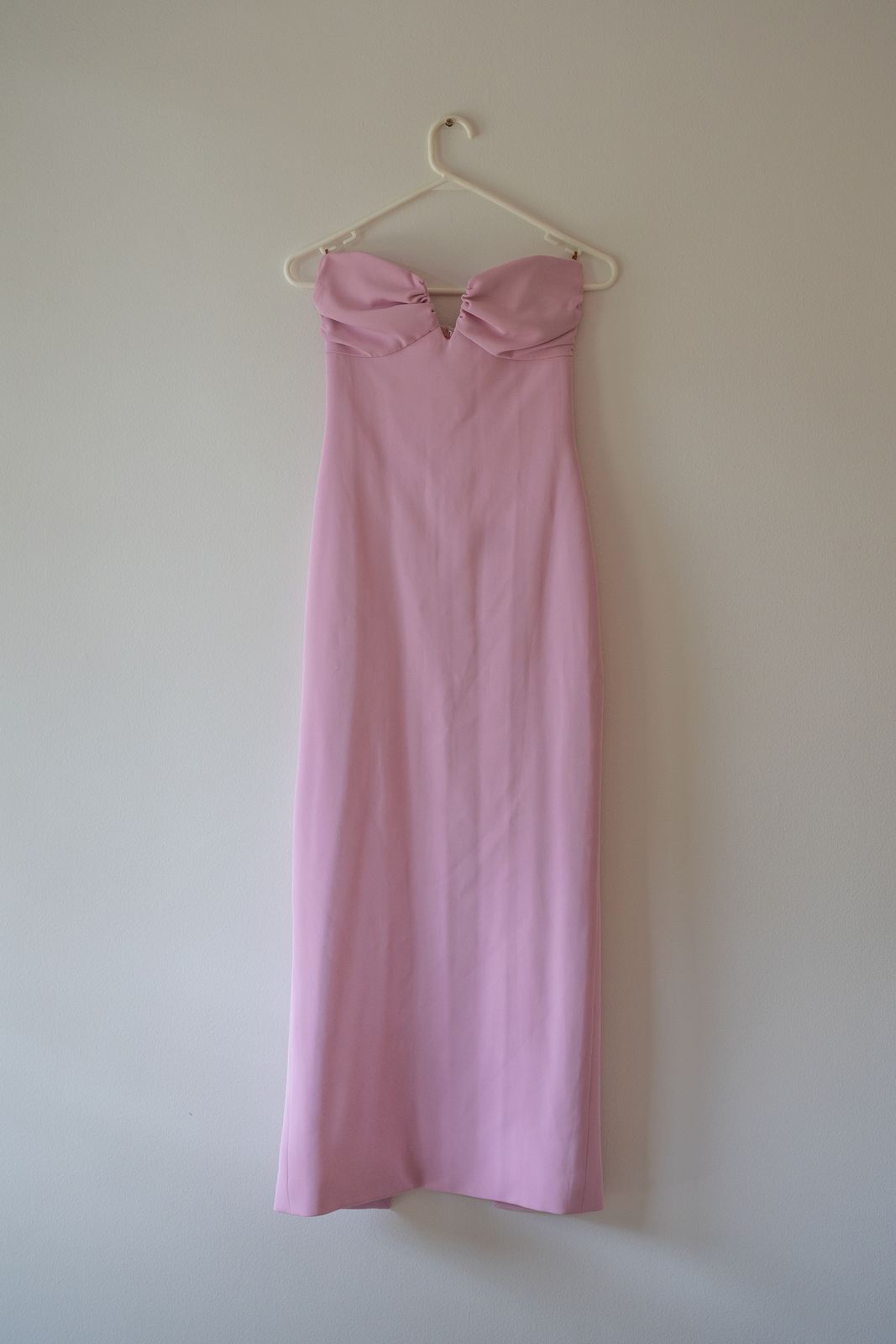 Pink Strapless Dress 