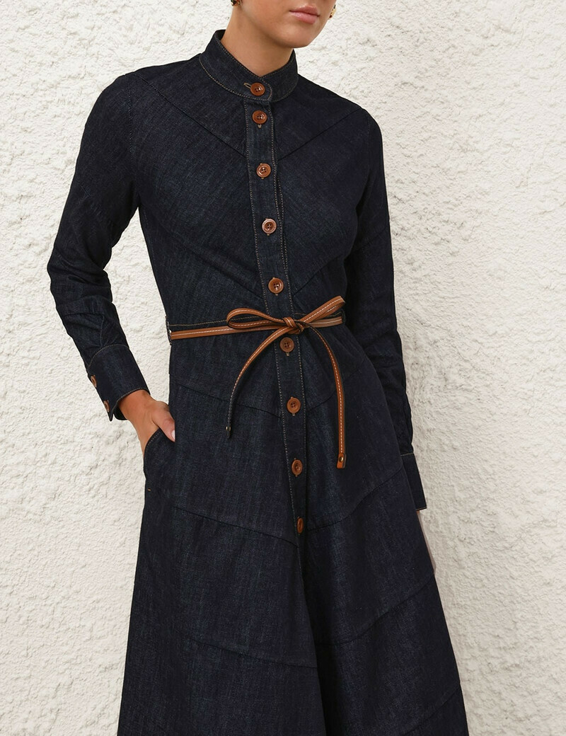 ACACIA DENIM SHIRT DRESS
