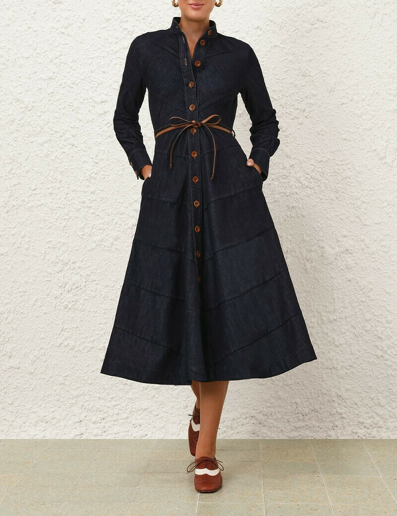 ACACIA DENIM SHIRT DRESS