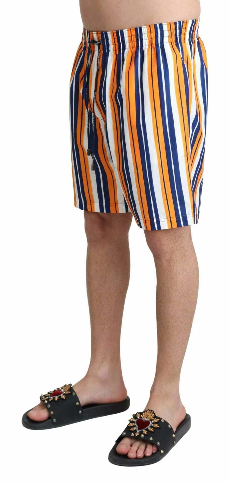 Striped Swim Trunks Summer - Multicolor / S