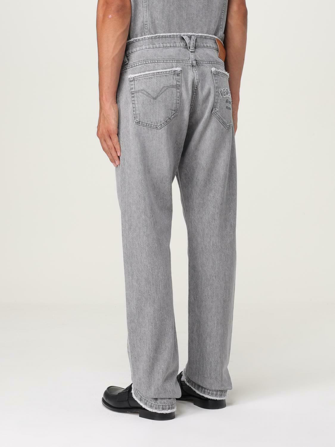 Straight Leg Jeans - Grey / 33 IT