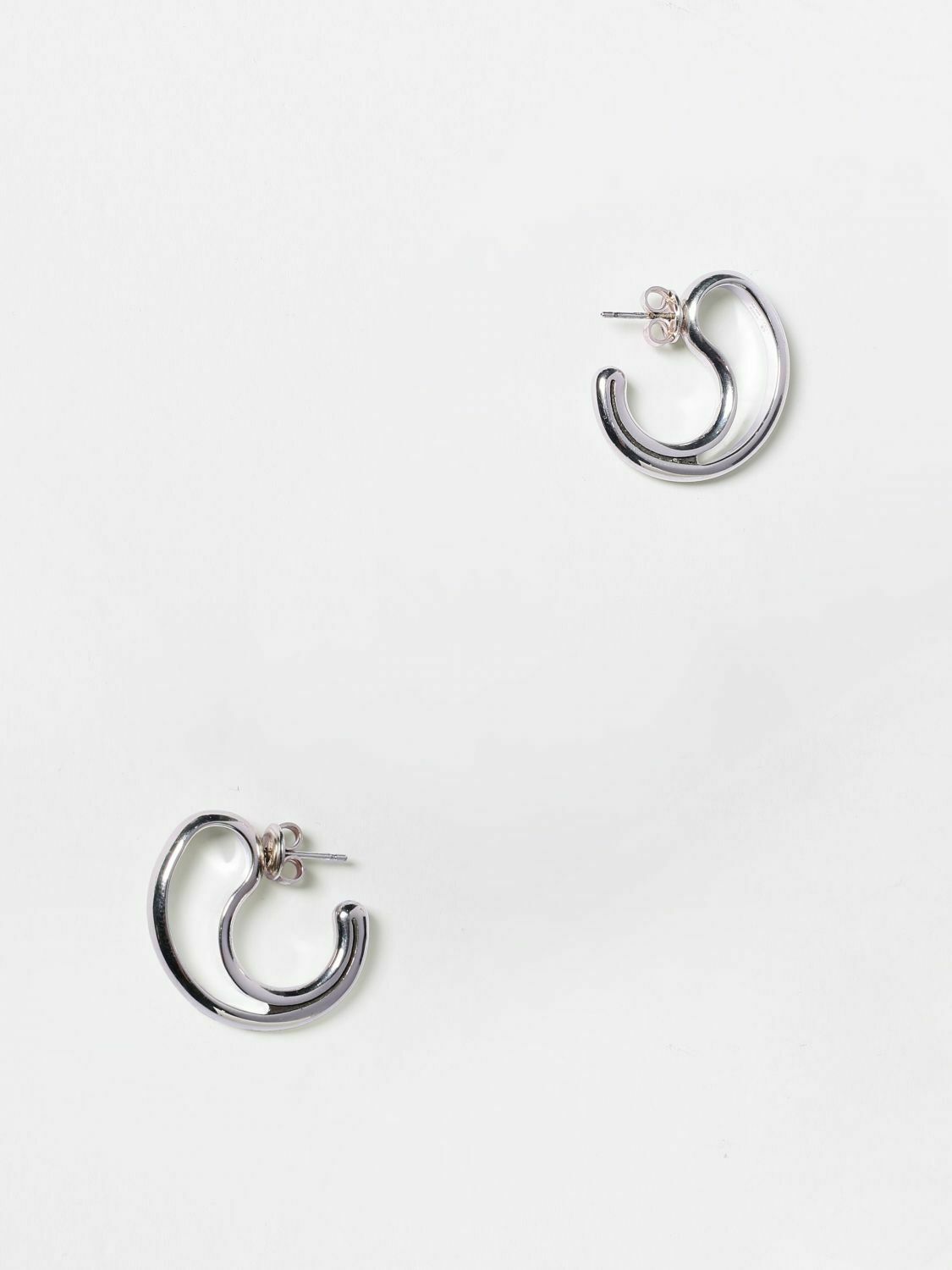 Interlocking Hoop Earrings - Silver / U EU