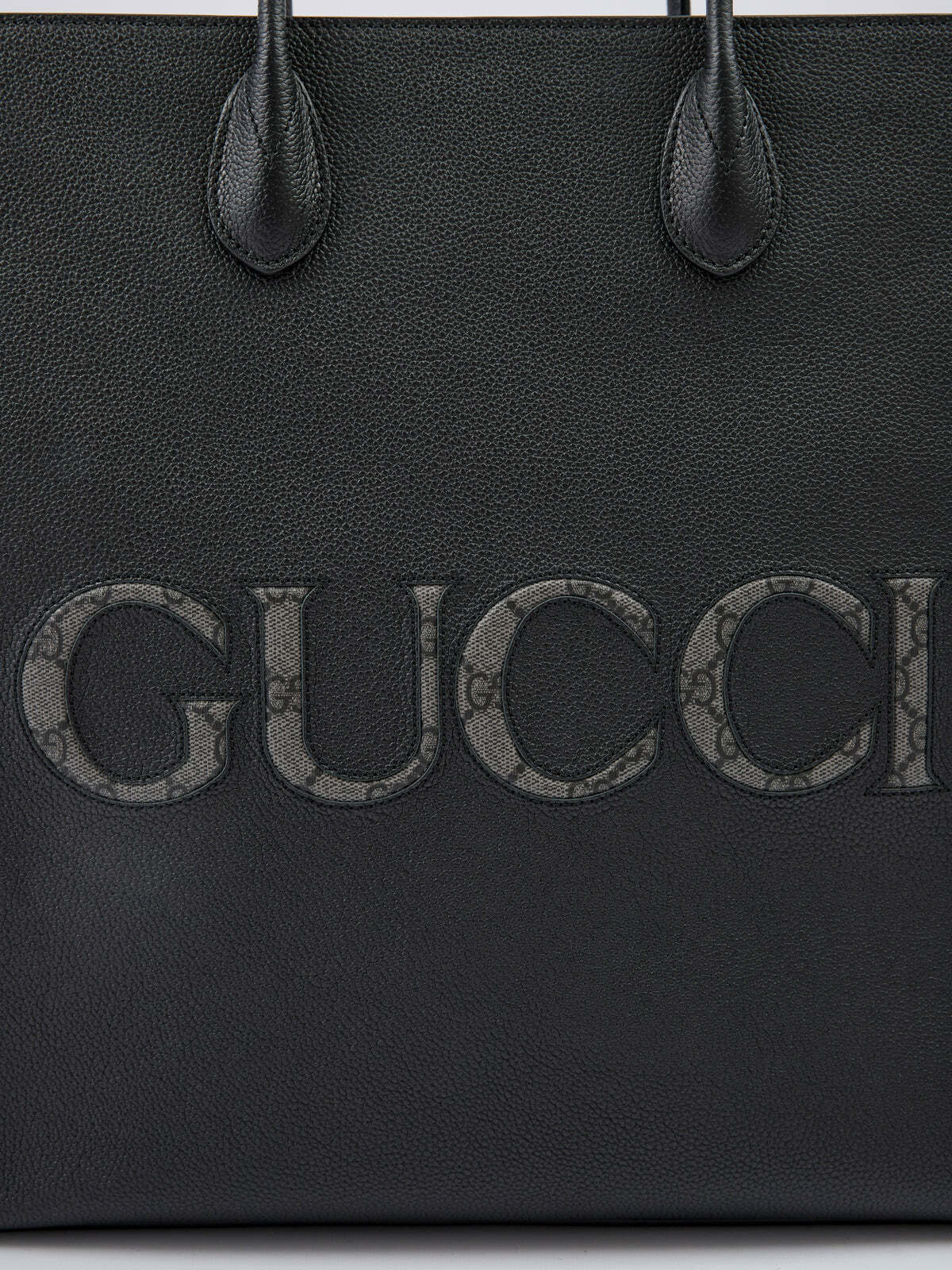 Gucci Tote Large Leather Handbag - Black / One Size