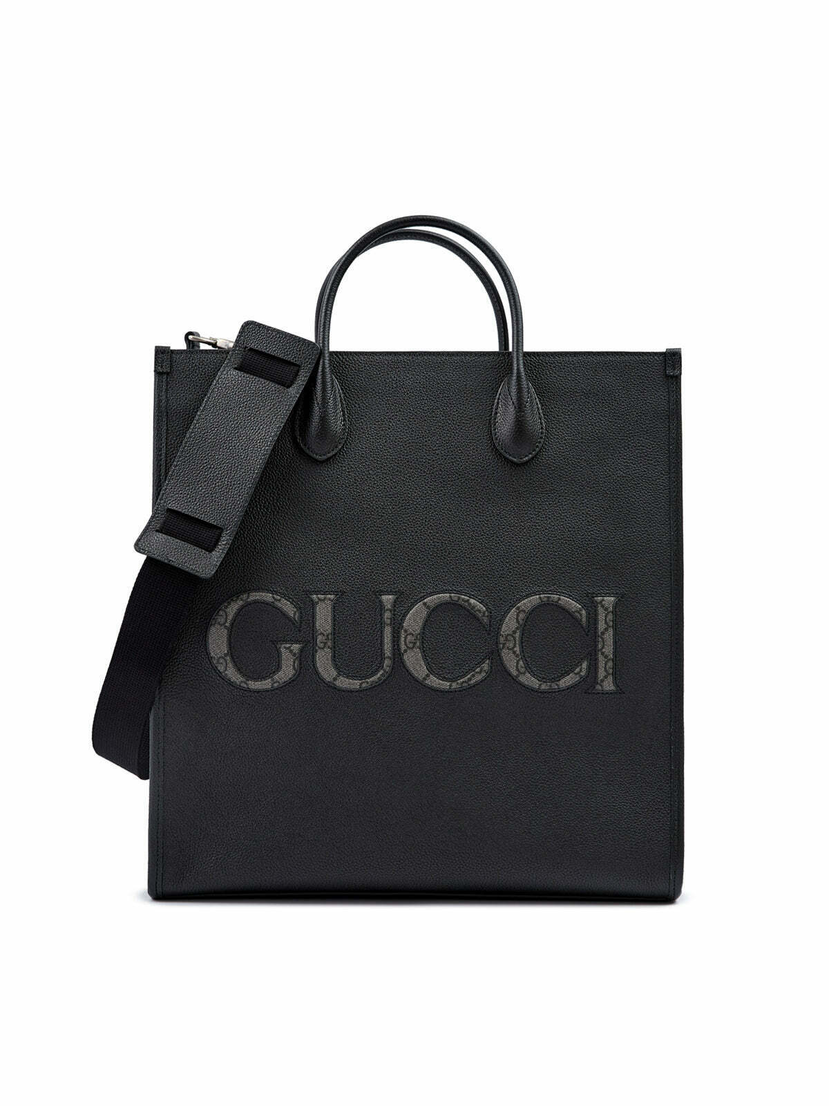 Gucci Tote Large Leather Handbag - Black / One Size