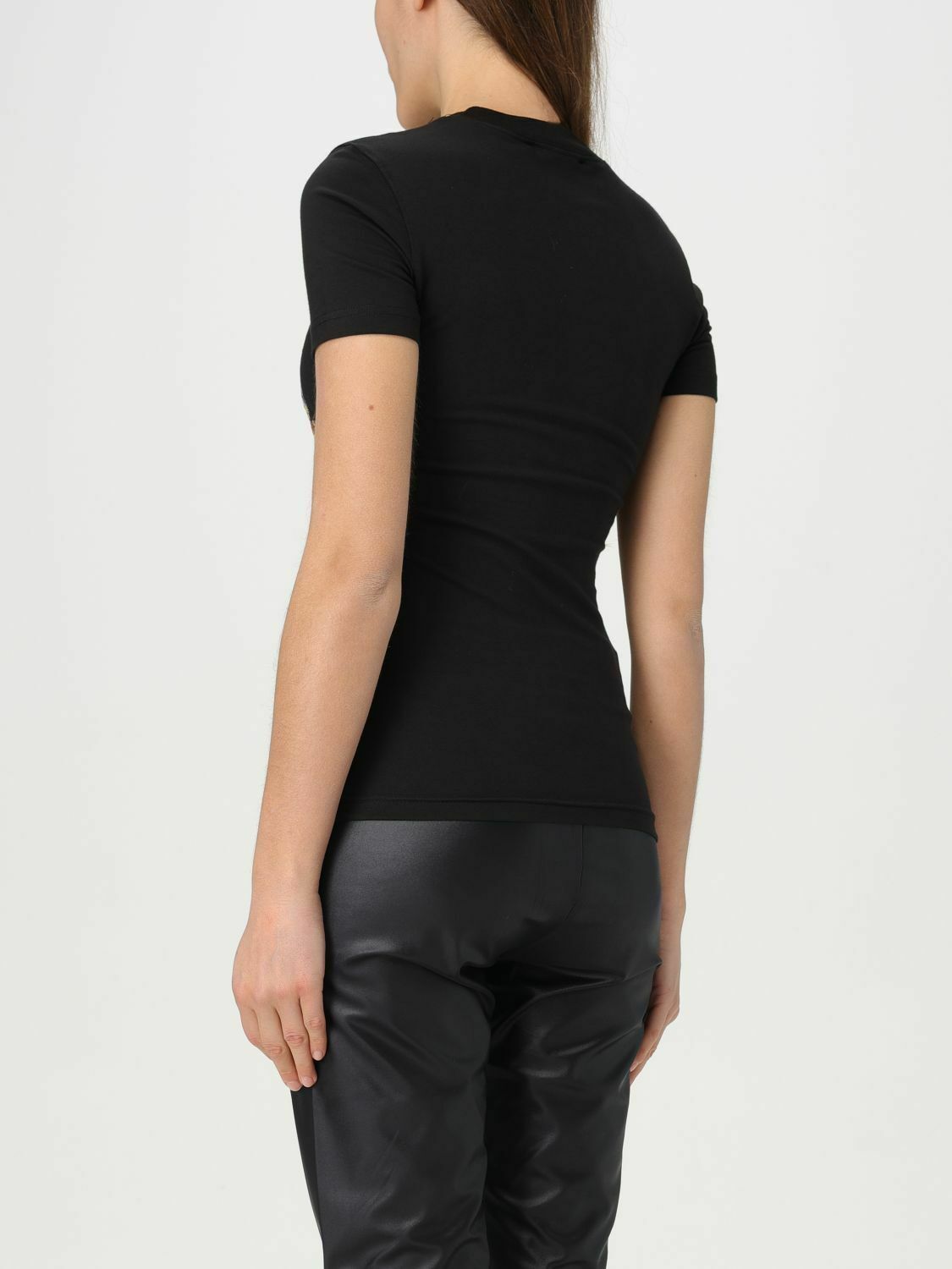 Couture Logo Slim Fit Tee - Black / XXS INT