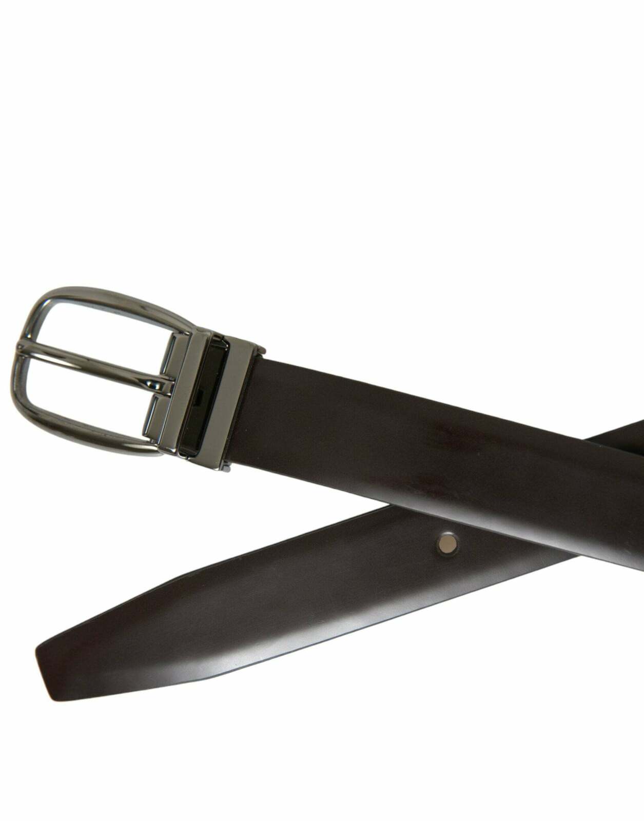 Reversible Leather Belt Modelnull - Brown / 110 cm / 44 Inches