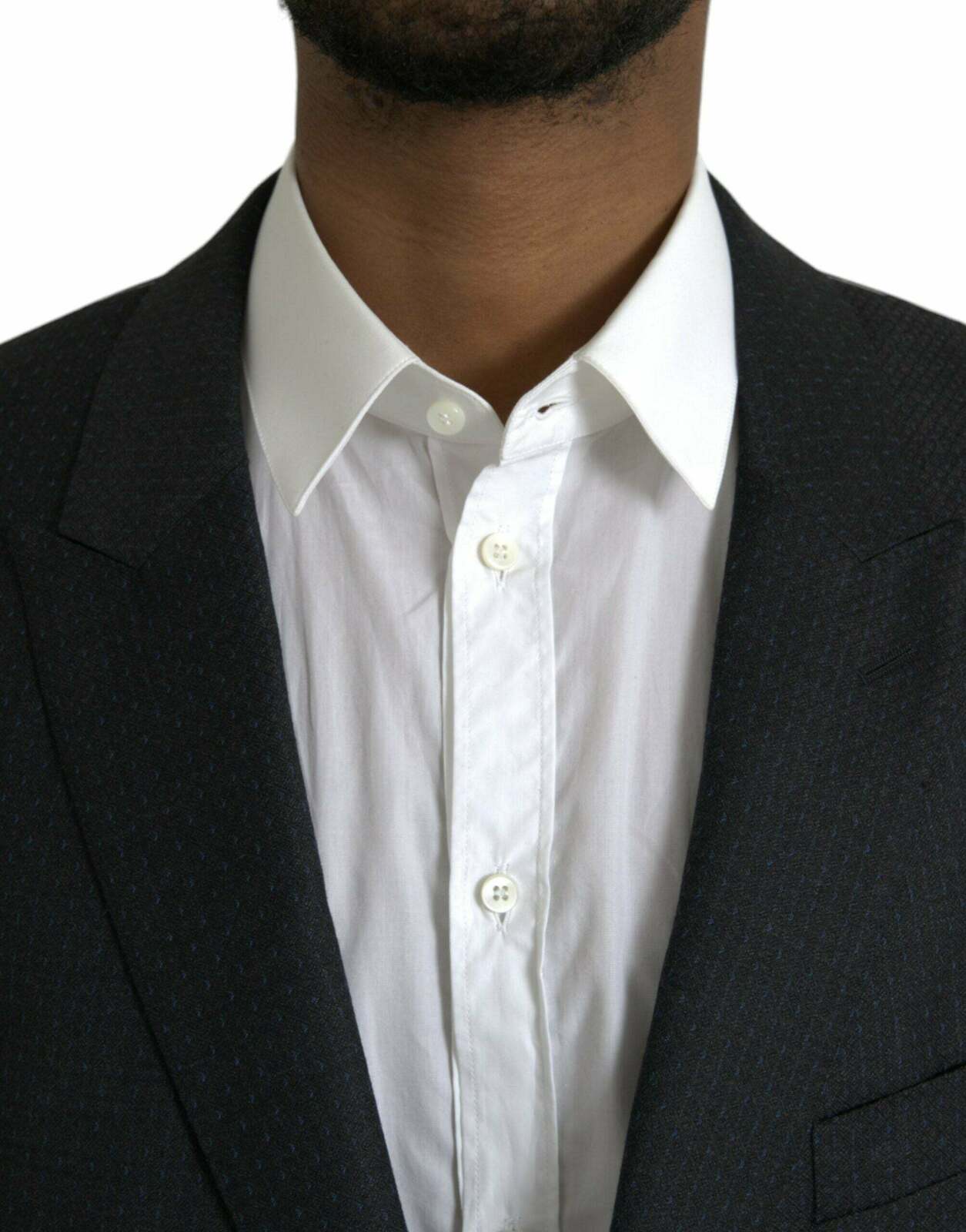 Classic Fit Blazer MicroPattern JKT4036 - Black / 56 IT