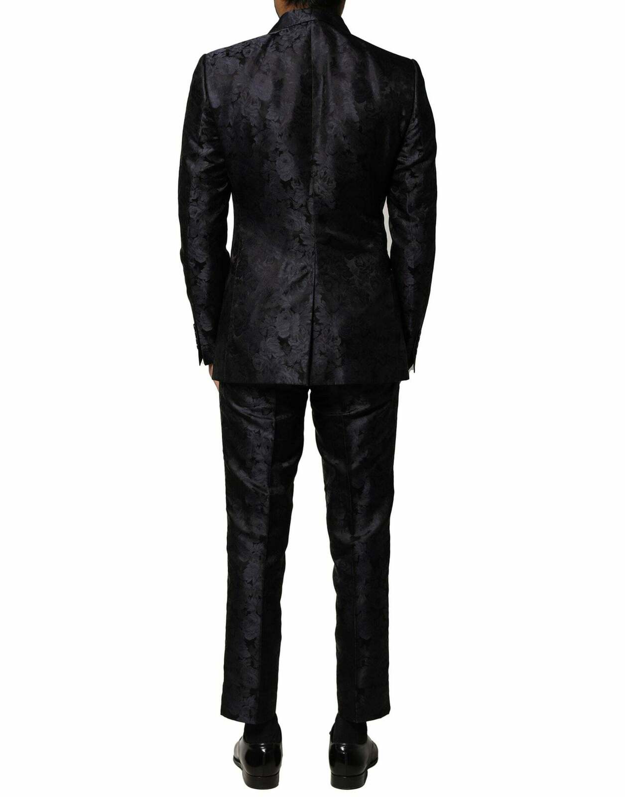 Floral Patterned Slim Suit - Blue / IT46 | S