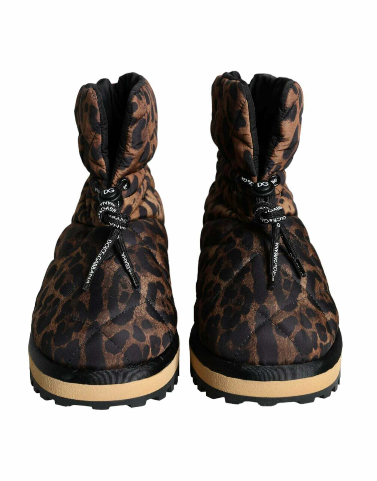 Dolce & Gabbana Leopard Print Quilted Boots Dolce&Gabbana - x Kim leopard-print over-the-knee boots  main image 3