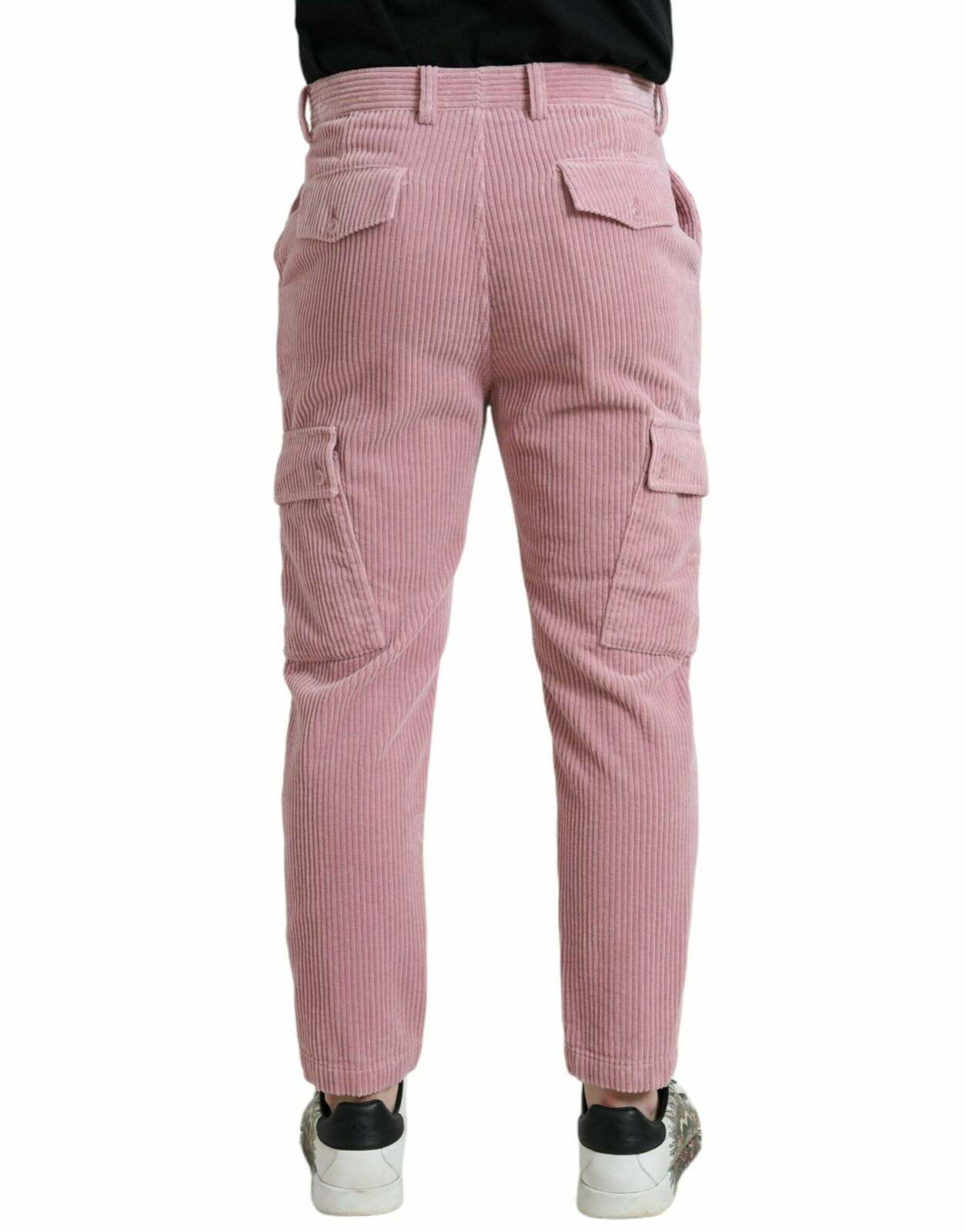 Corduroy Cargo Pants Pink - Pink / 48 IT