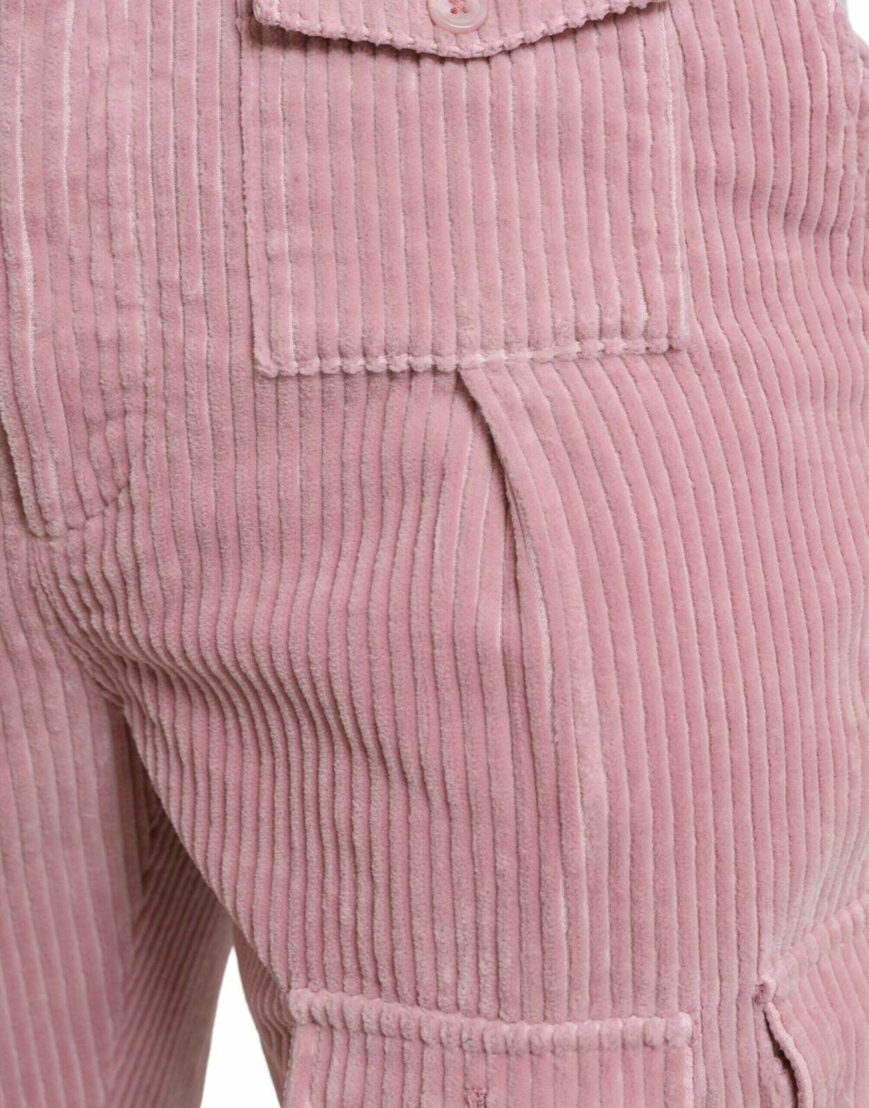 Corduroy Cargo Pants Pink - Pink / 48 IT