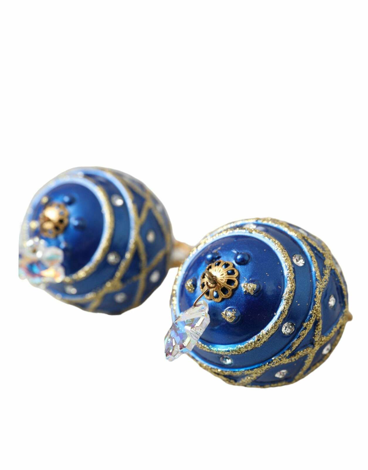 Dolce & Gabbana Blue Christmas Ornament - Gold / One Size