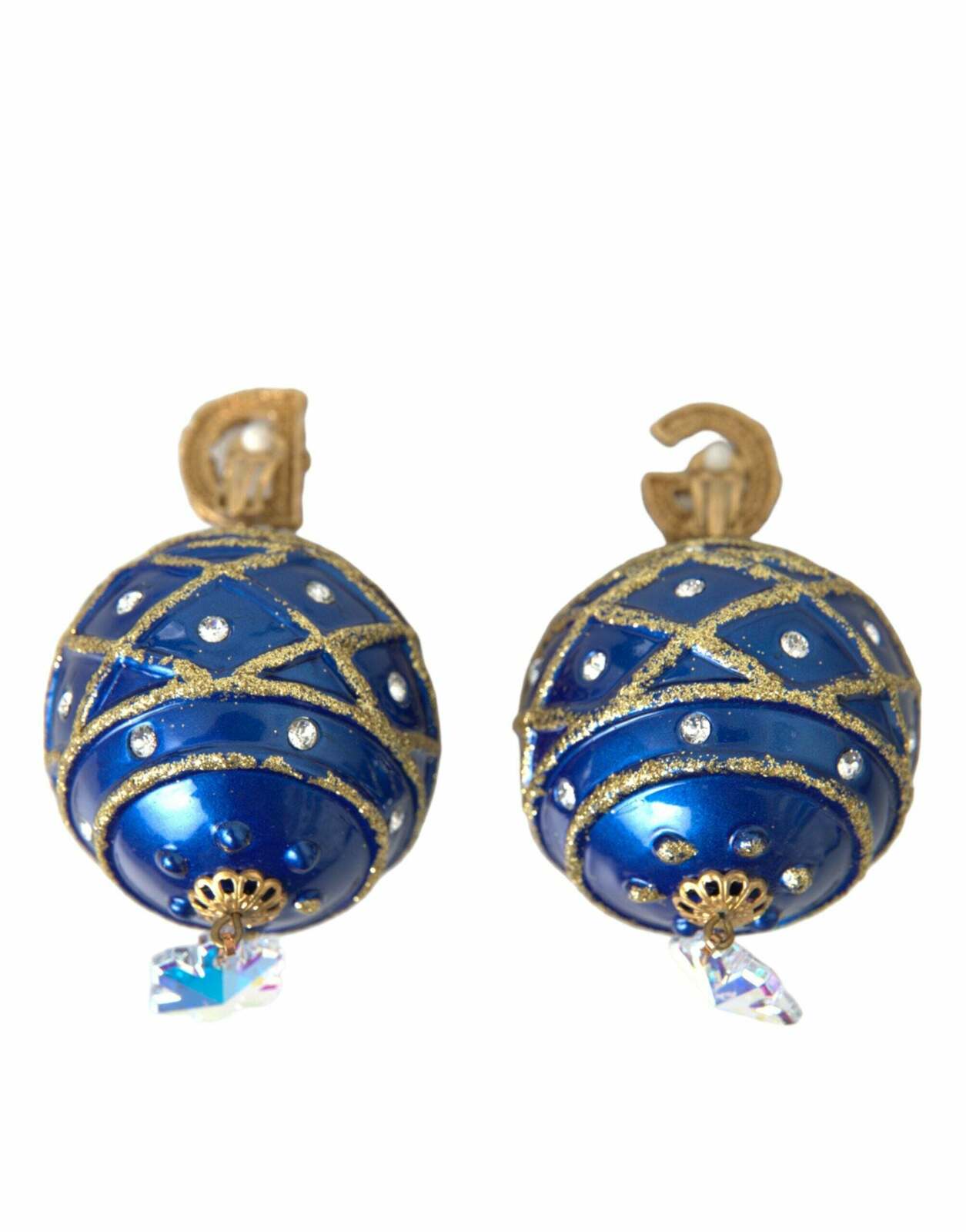 Dolce & Gabbana Blue Christmas Ornament - Gold / One Size