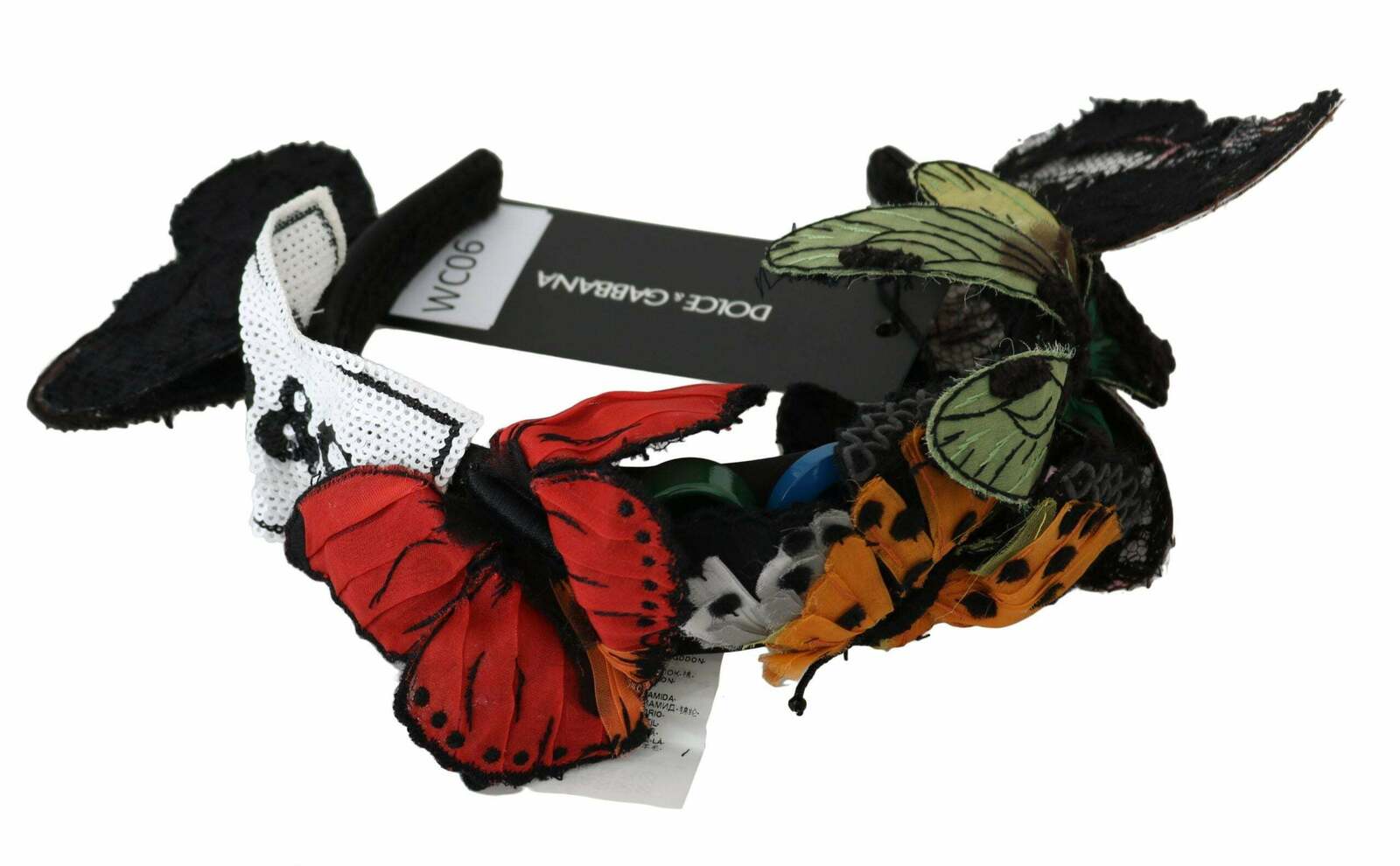 Dolce & Gabbana Butterfly Headband Multicolor Appliqu Women Multicolor Hair Dolce & Gabbana Butterfly Headband Multicolor Appliqu  main image 2