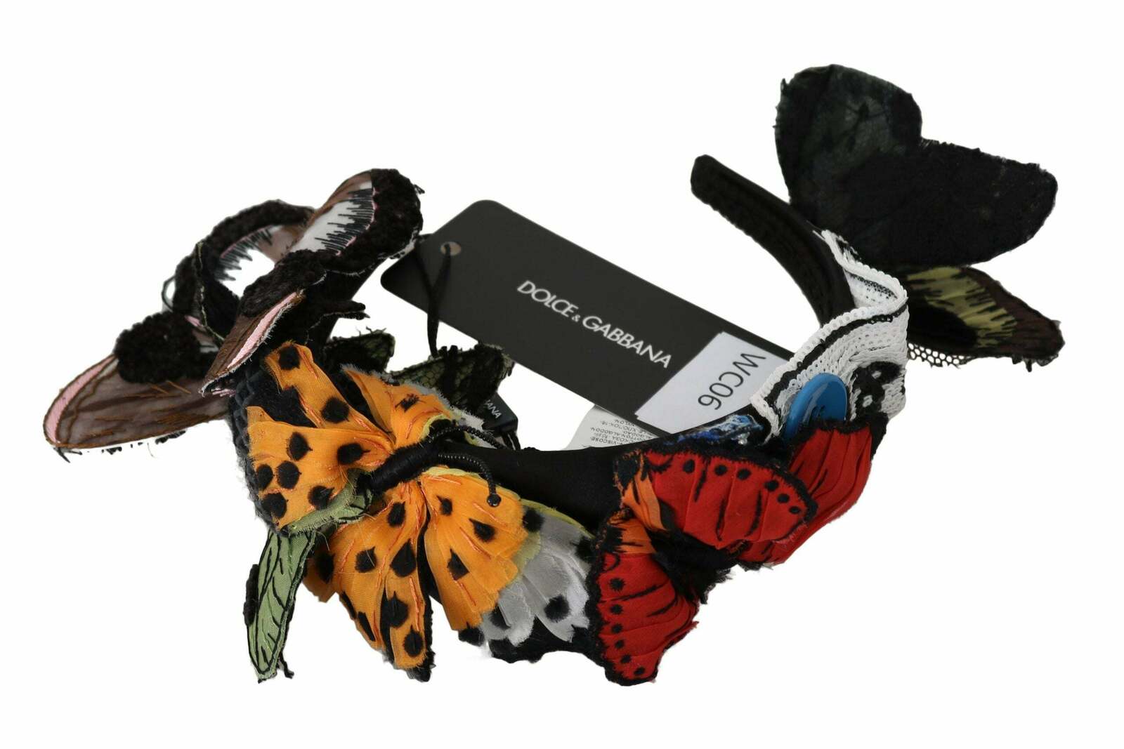 Dolce & Gabbana Butterfly Headband Multicolor Appliqu  display picture 2