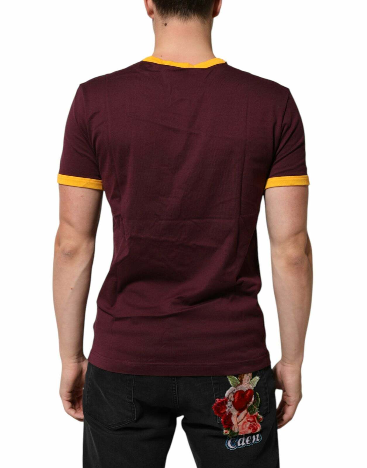 Cotton Super King Logo T-Shirt - Burgundy / 48 IT