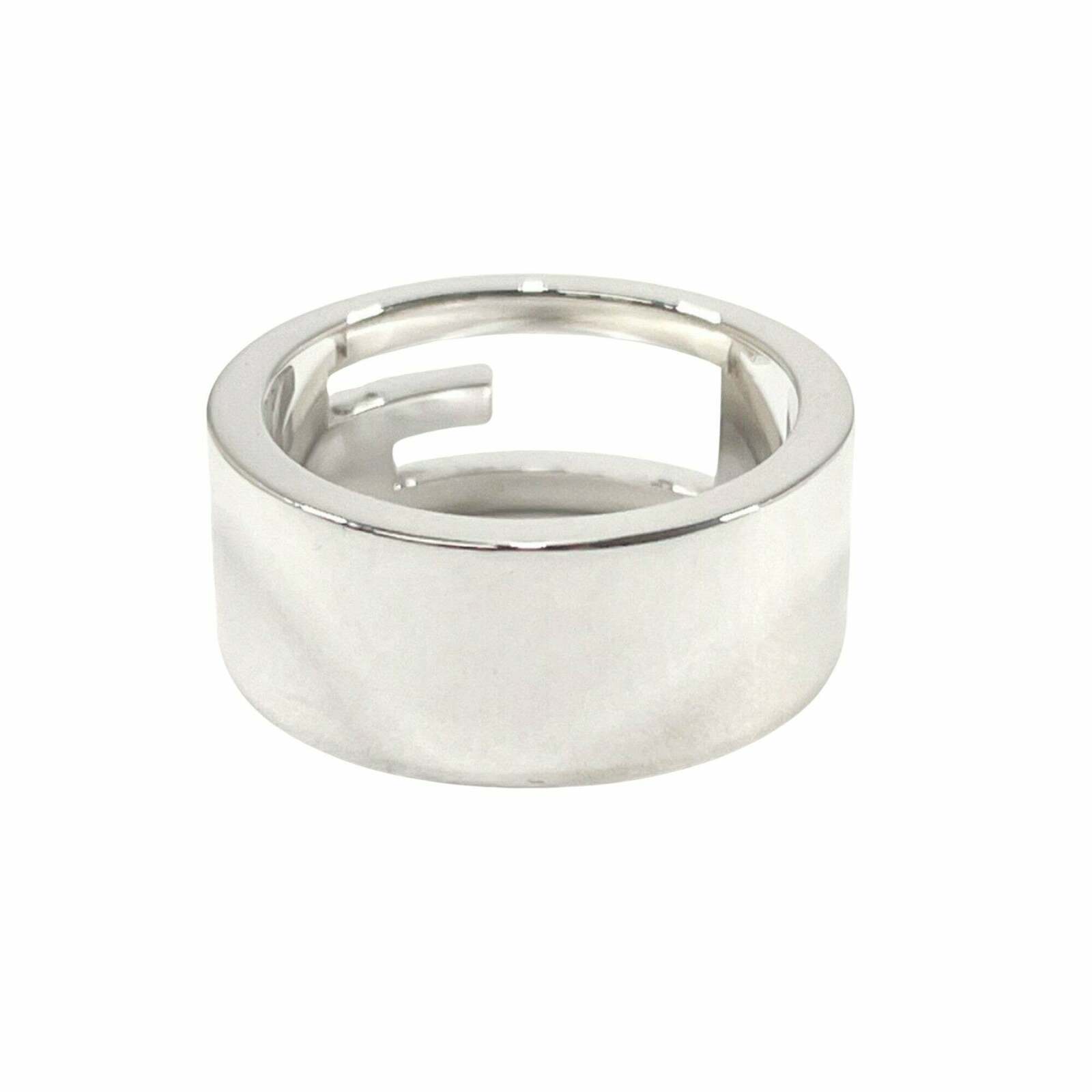 Cutout G Ring Silver Style - Silver / One Size