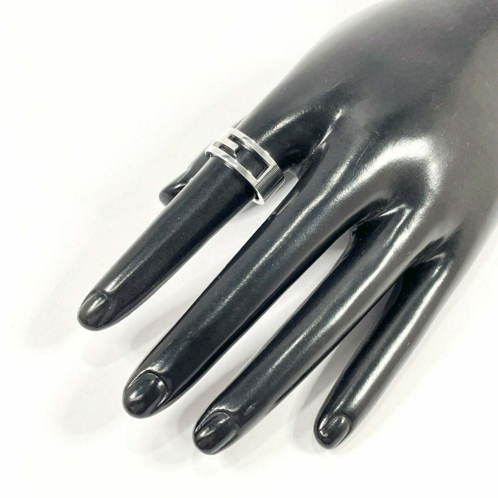 Cutout G Ring Silver Style - Silver / One Size