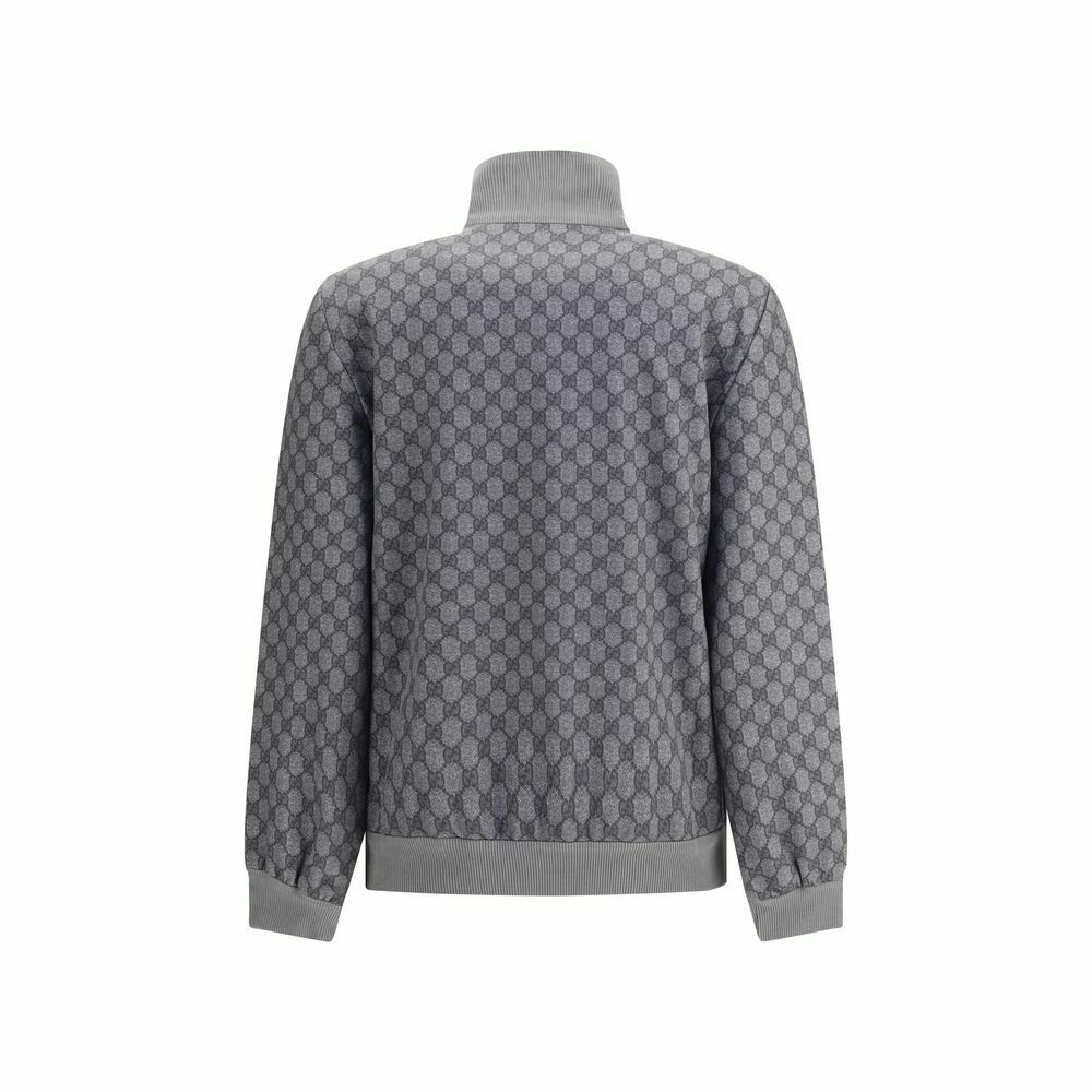 Monogram ZipUp Jacket - Gray / M