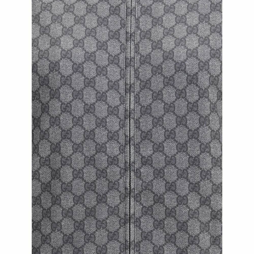 Monogram ZipUp Jacket - Gray / M