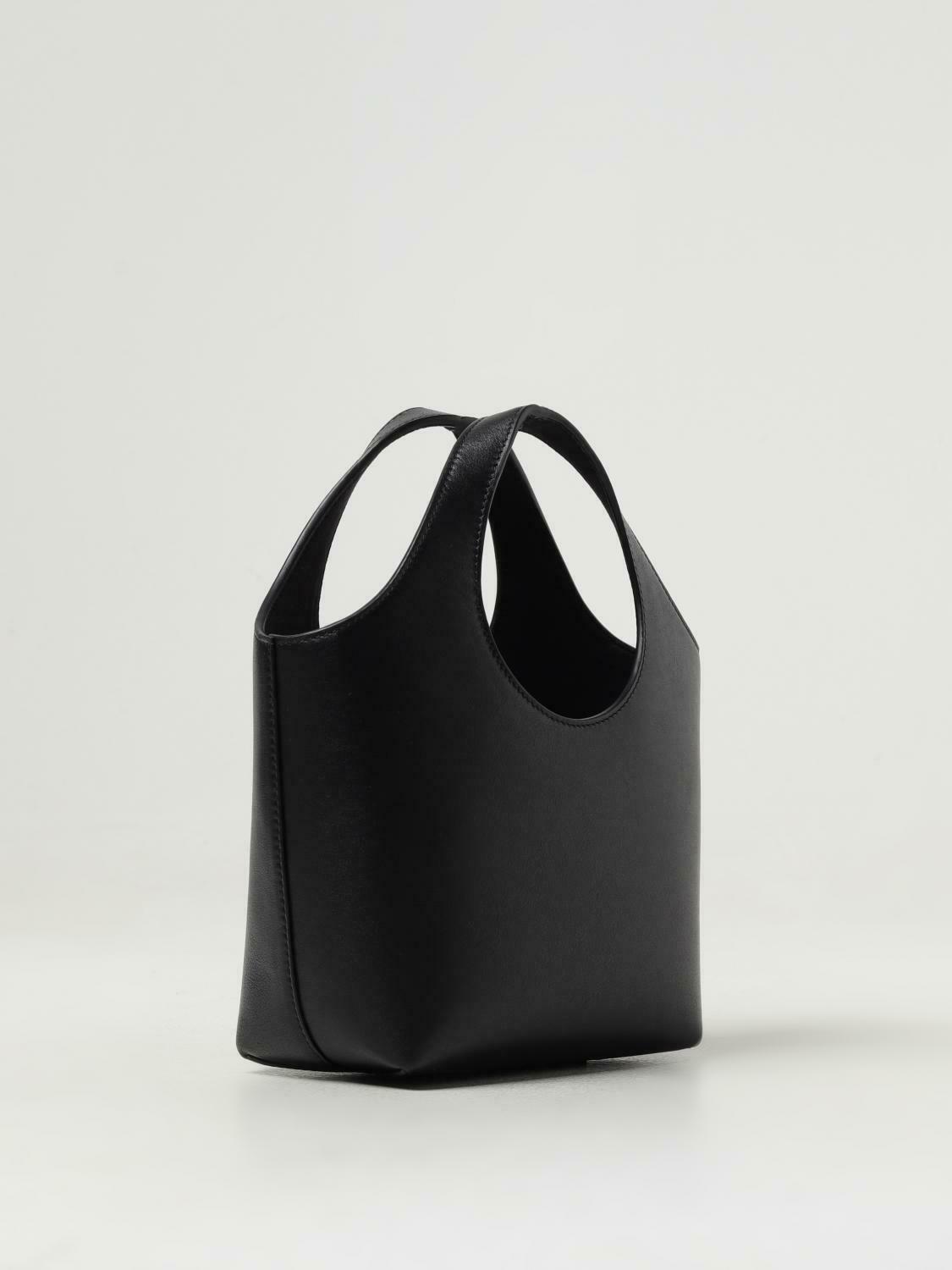 Handle Leather Bag - Black / U EU