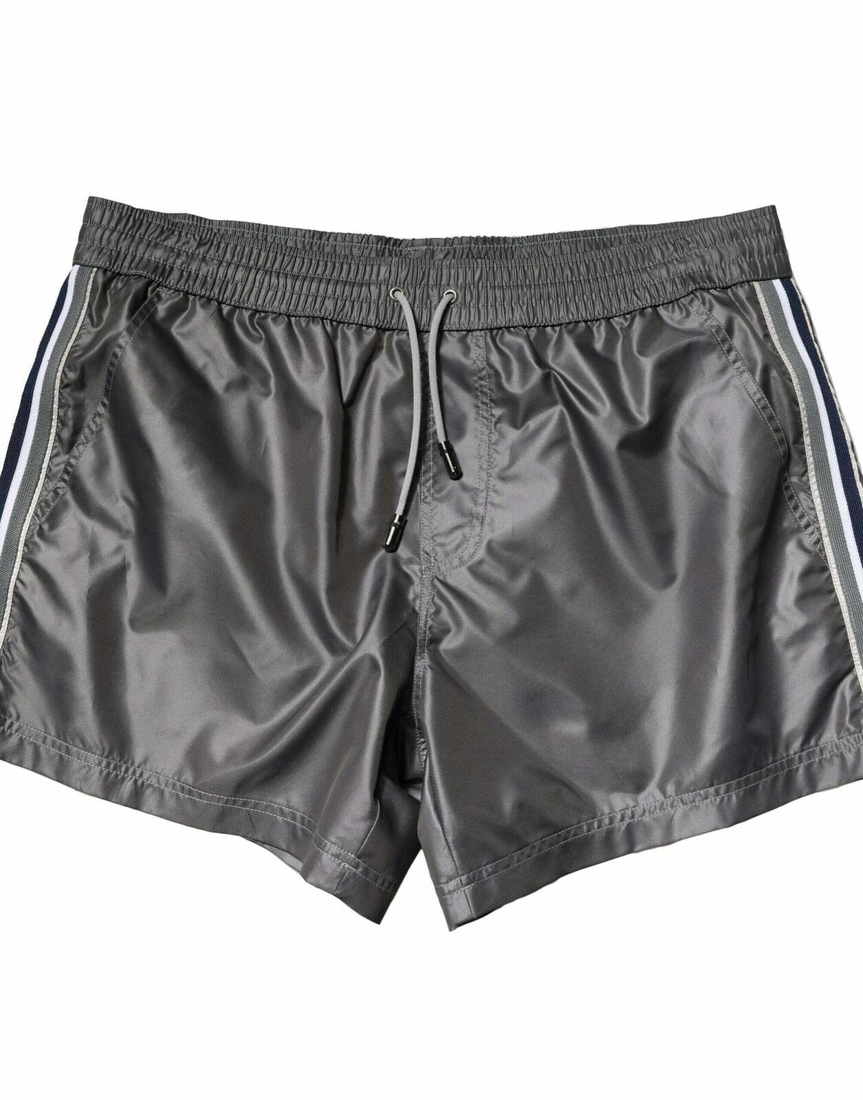Side Stripe Shorts - Gray / S