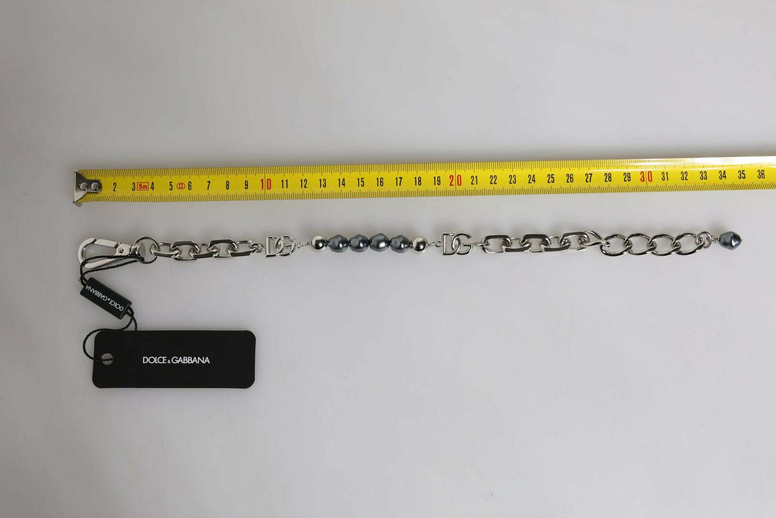 Chain Bracelet Pearl Detail - Silver / One Size