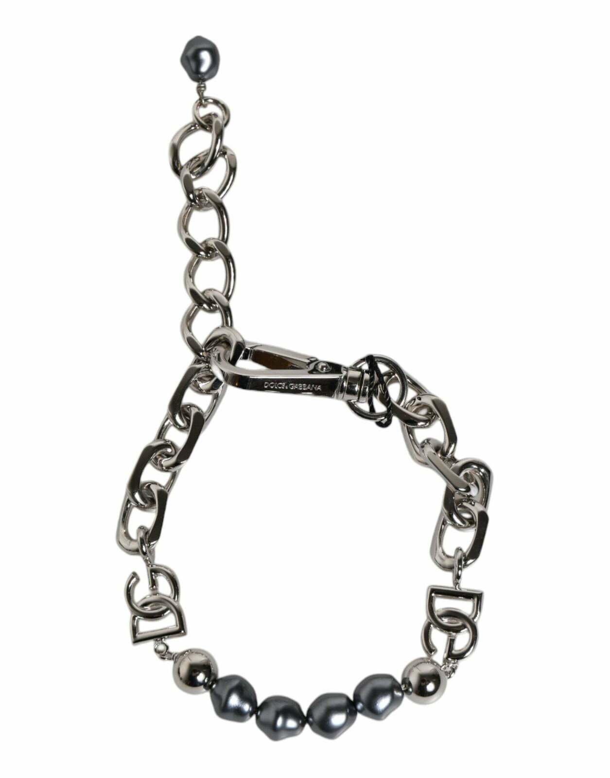 Chain Bracelet Pearl Detail - Silver / One Size
