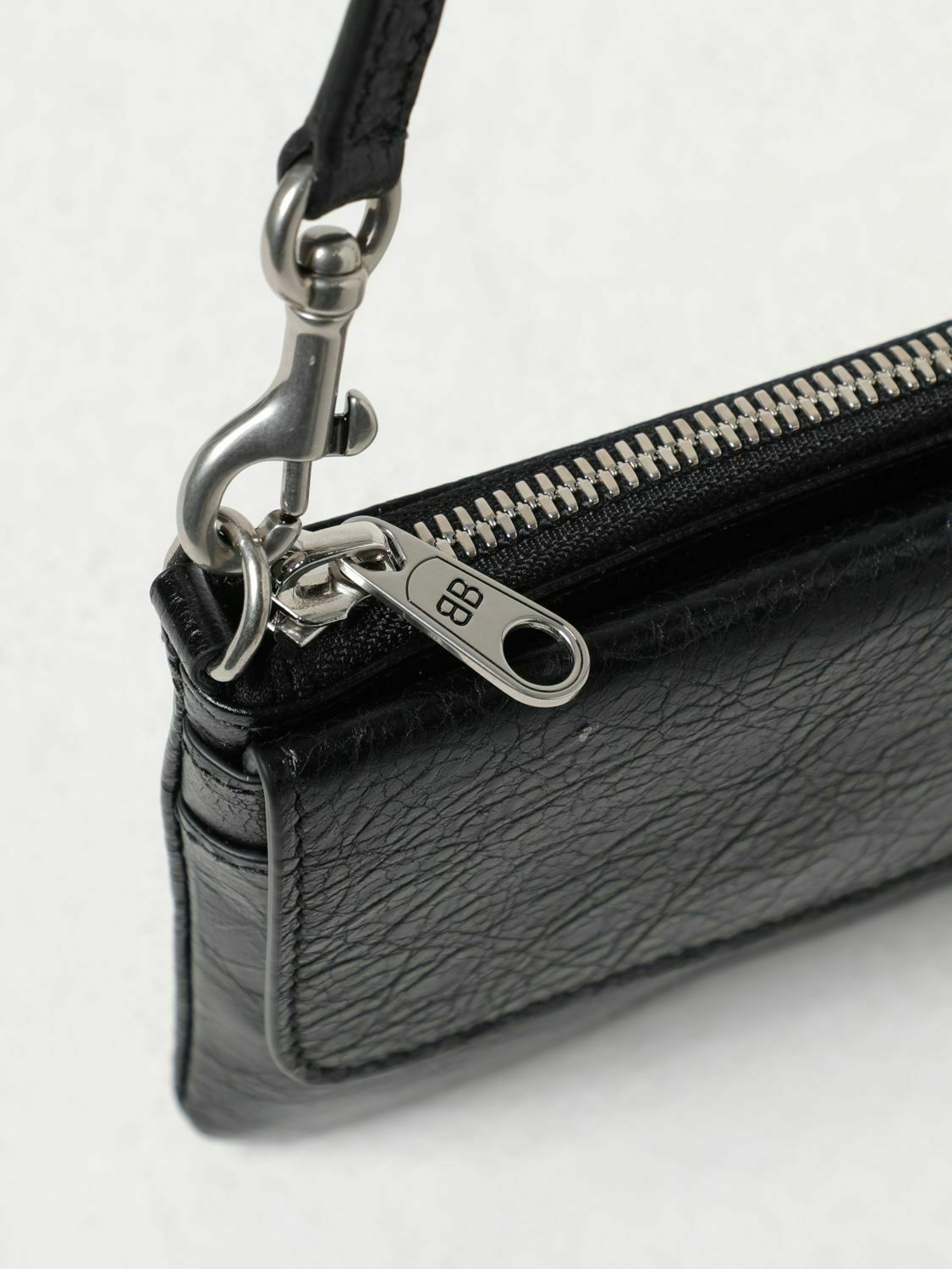 Hourglass Mini Wallet on Strap - Black / U EU