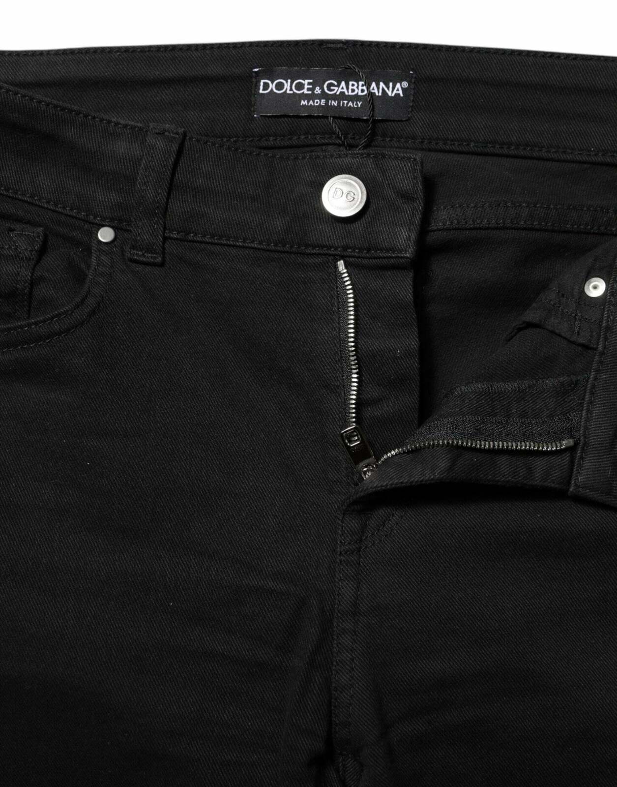 Slim Fit Jeans - Black / IT40|S