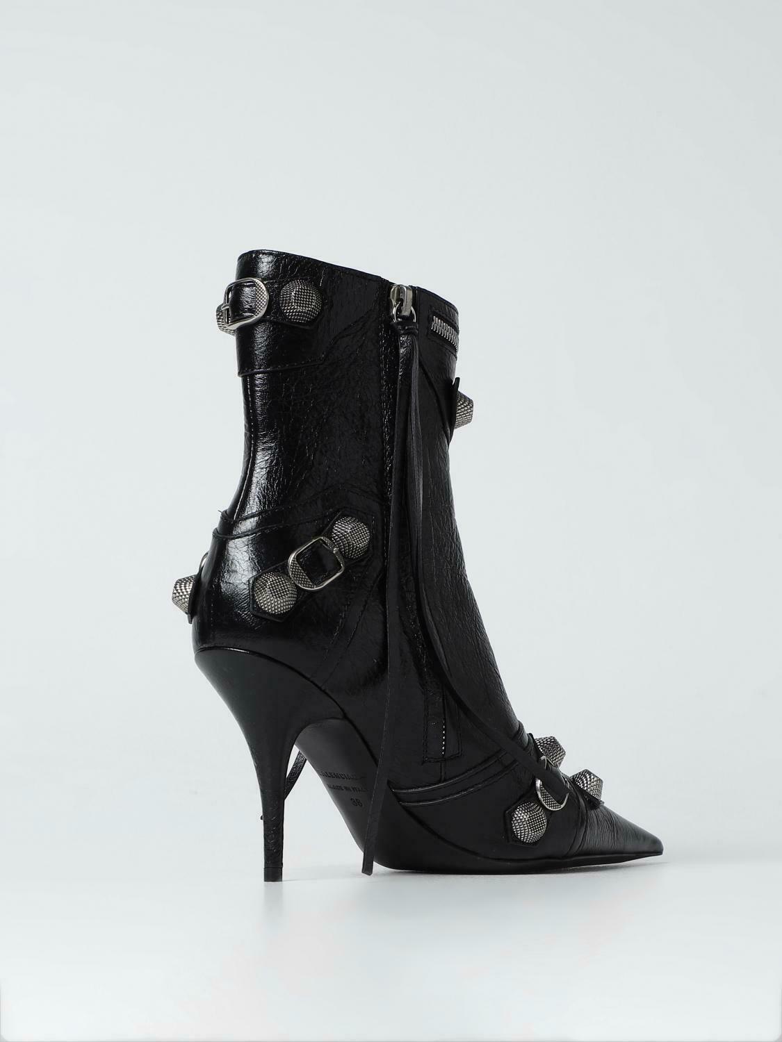 Ankle Boots Pointed Toe Buckle