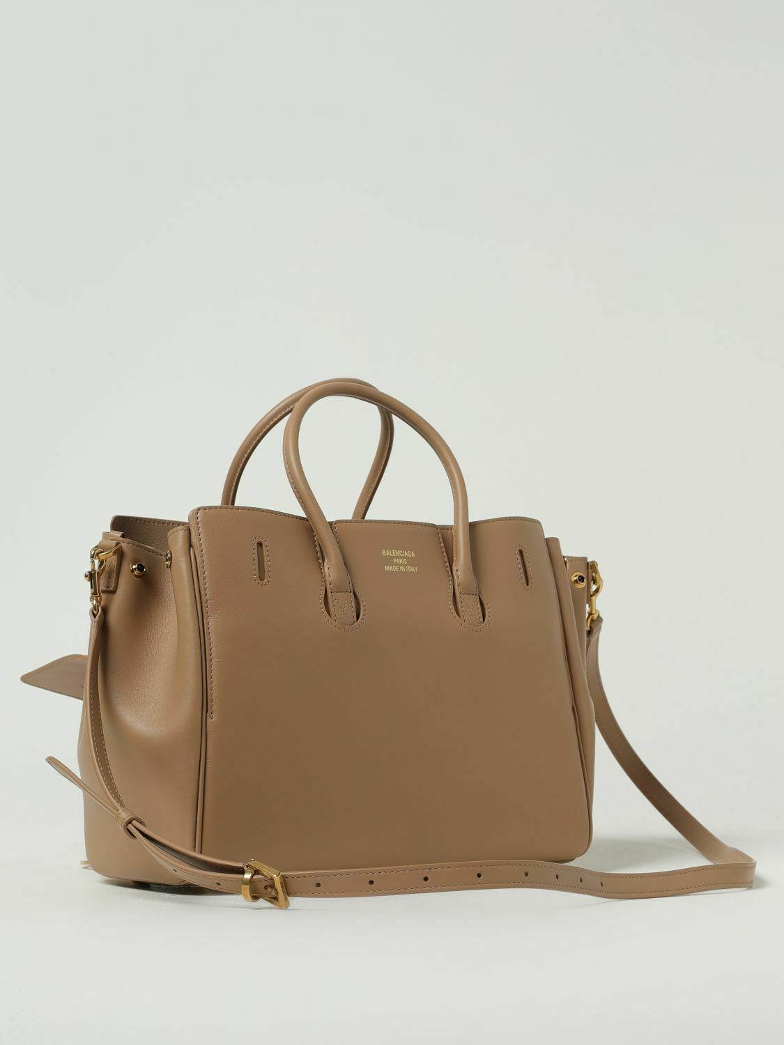 Structured Handbag with Top Handle and Buckle Detailing for Stylish Everyday Use - Yellow Cream / U EU