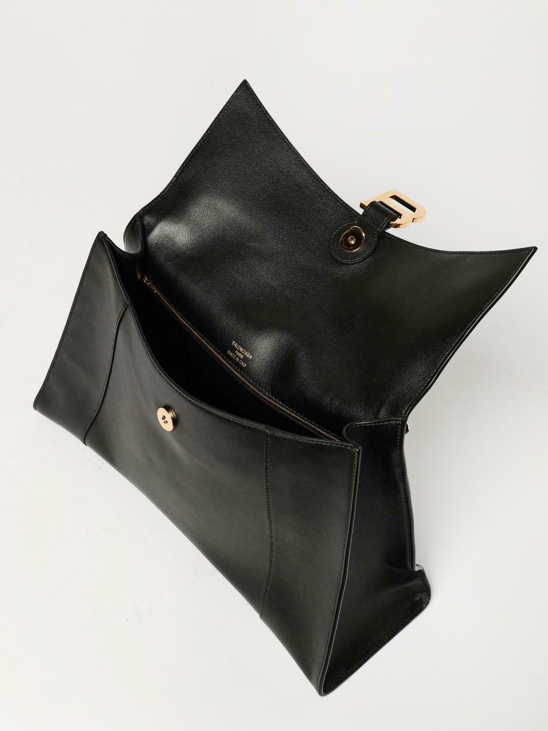 Hourglass Top Handle XS Bag - Black / U EU