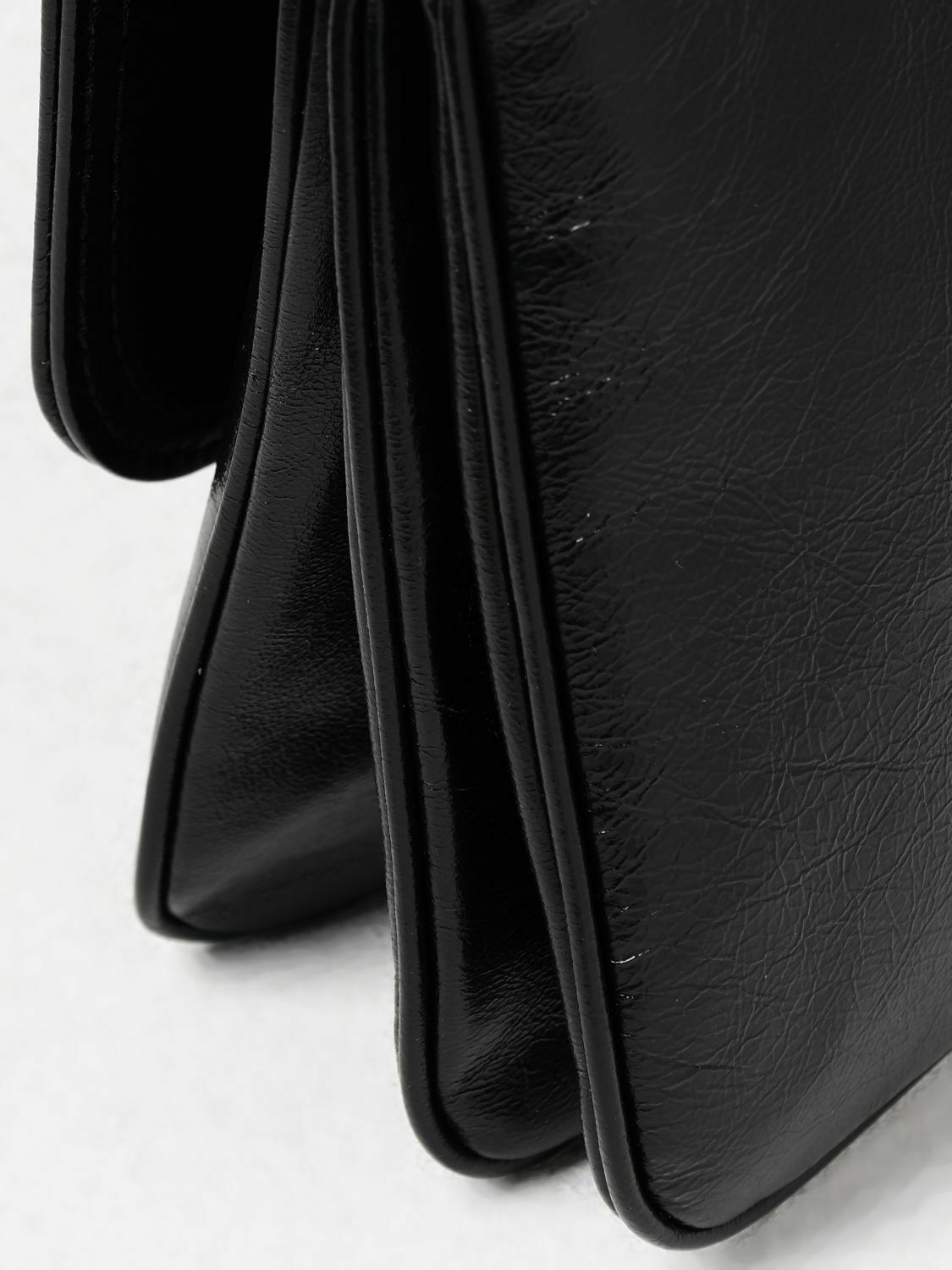 Hourglass Chain Wallet Bag - Black / U EU