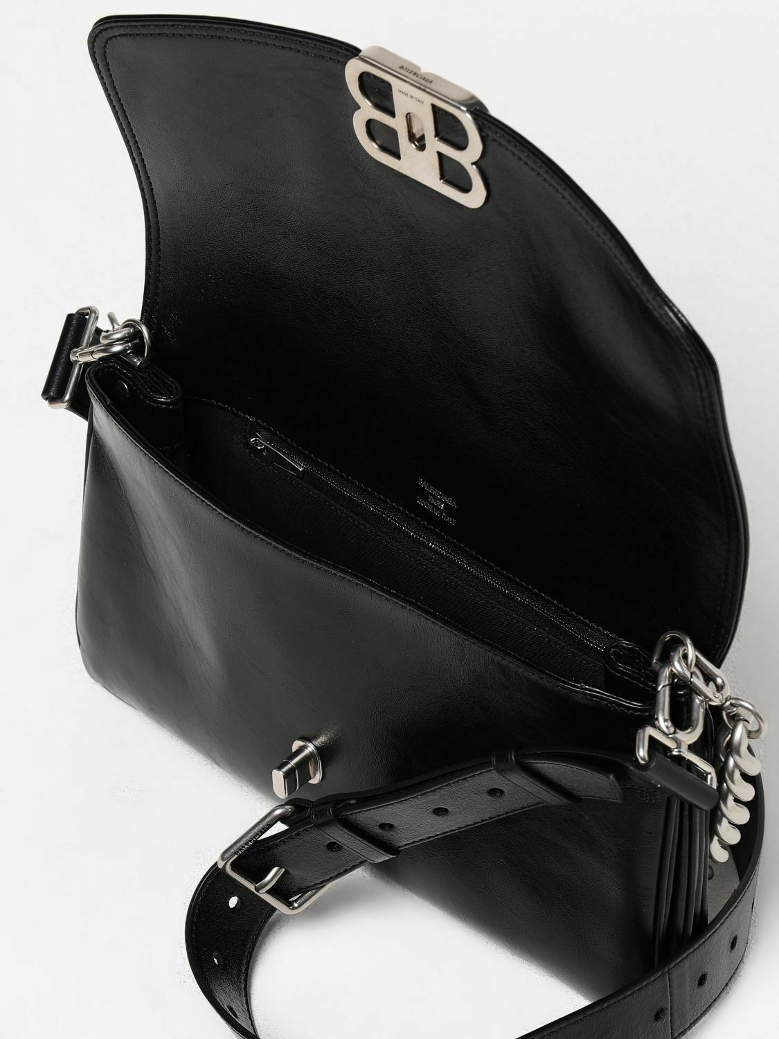 Hourglass Chain Wallet Bag - Black / U EU