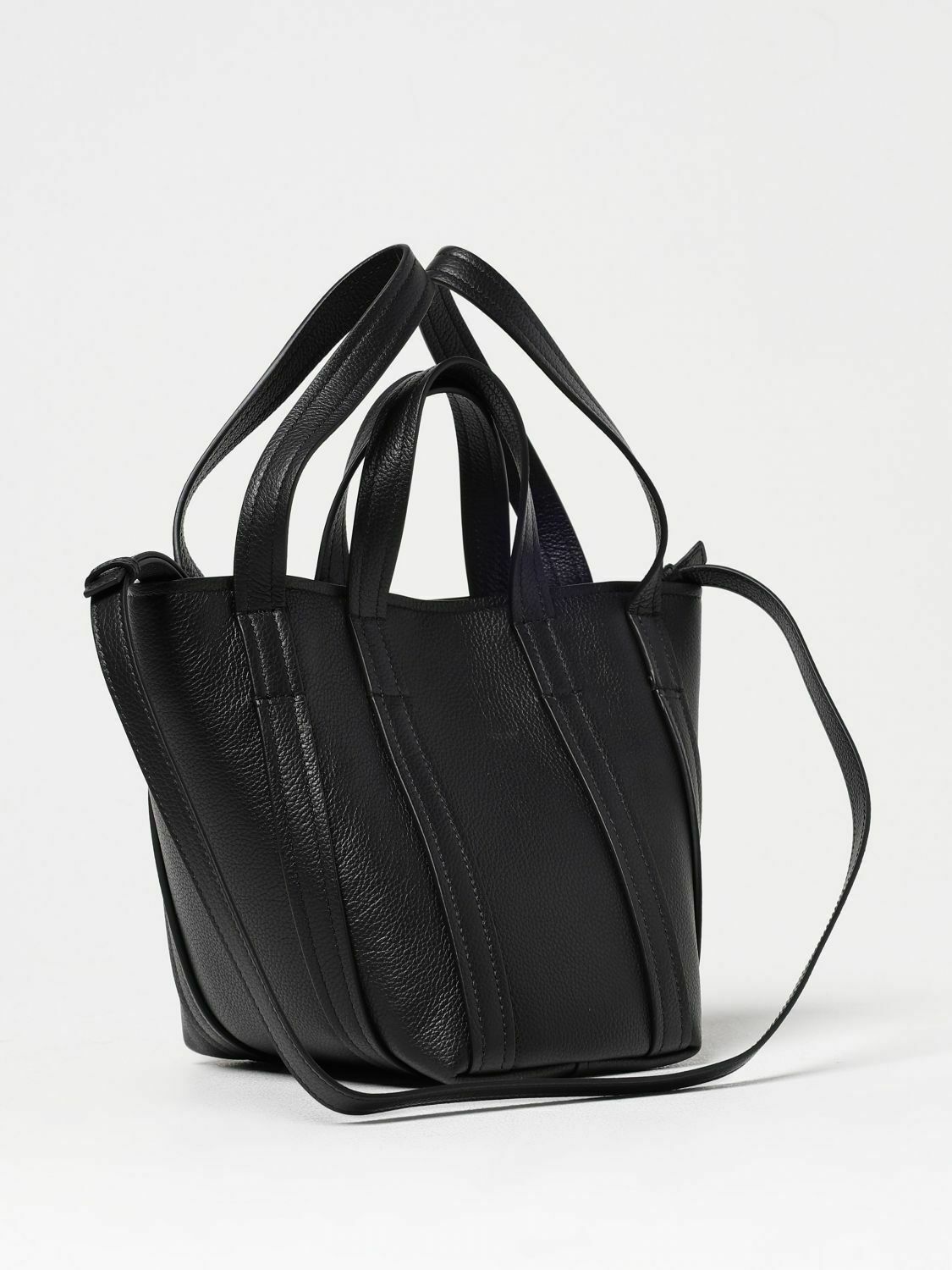 XS Everyday Tote Bag Leather - Black / U EU