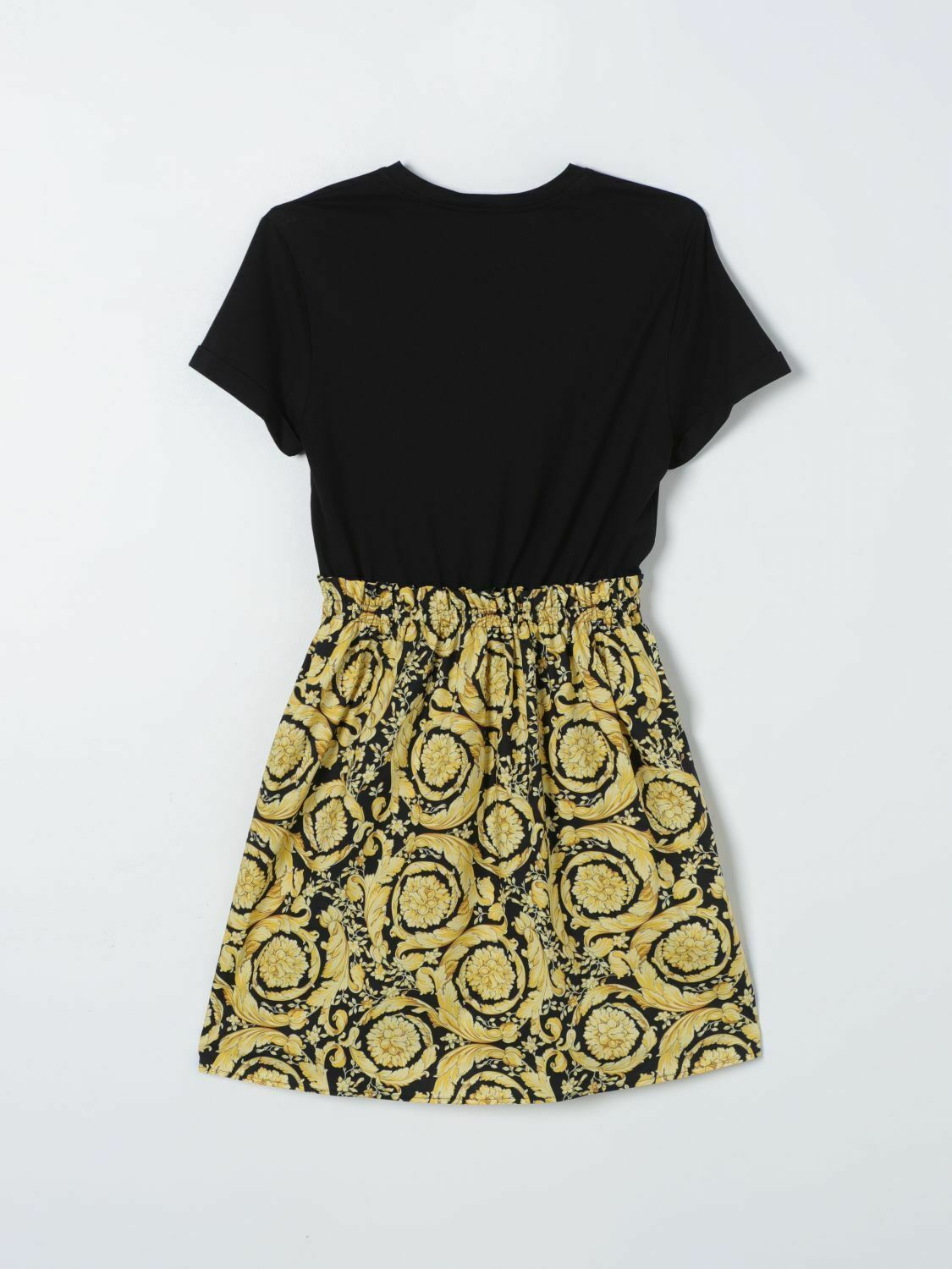 Versace Baroque Print Dress - Black / 10 IT