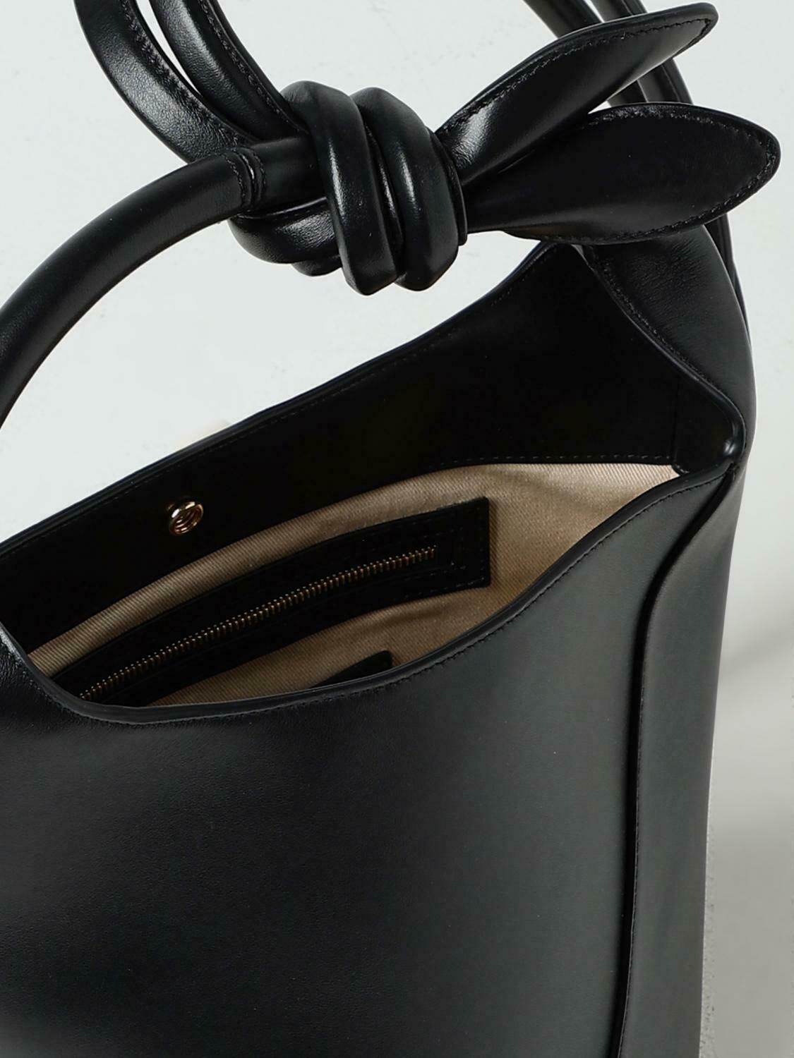 Le Bambino Knotted Handle Bucket Bag - Red / U EU