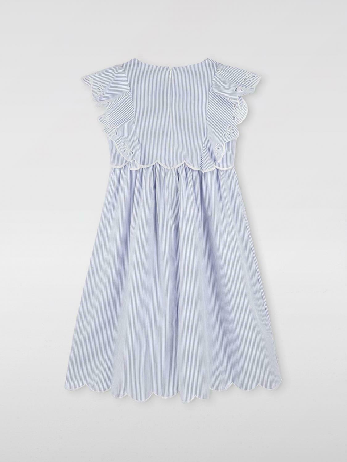 Eyelet Embroidered Scalloped Dress - White / 10 IT